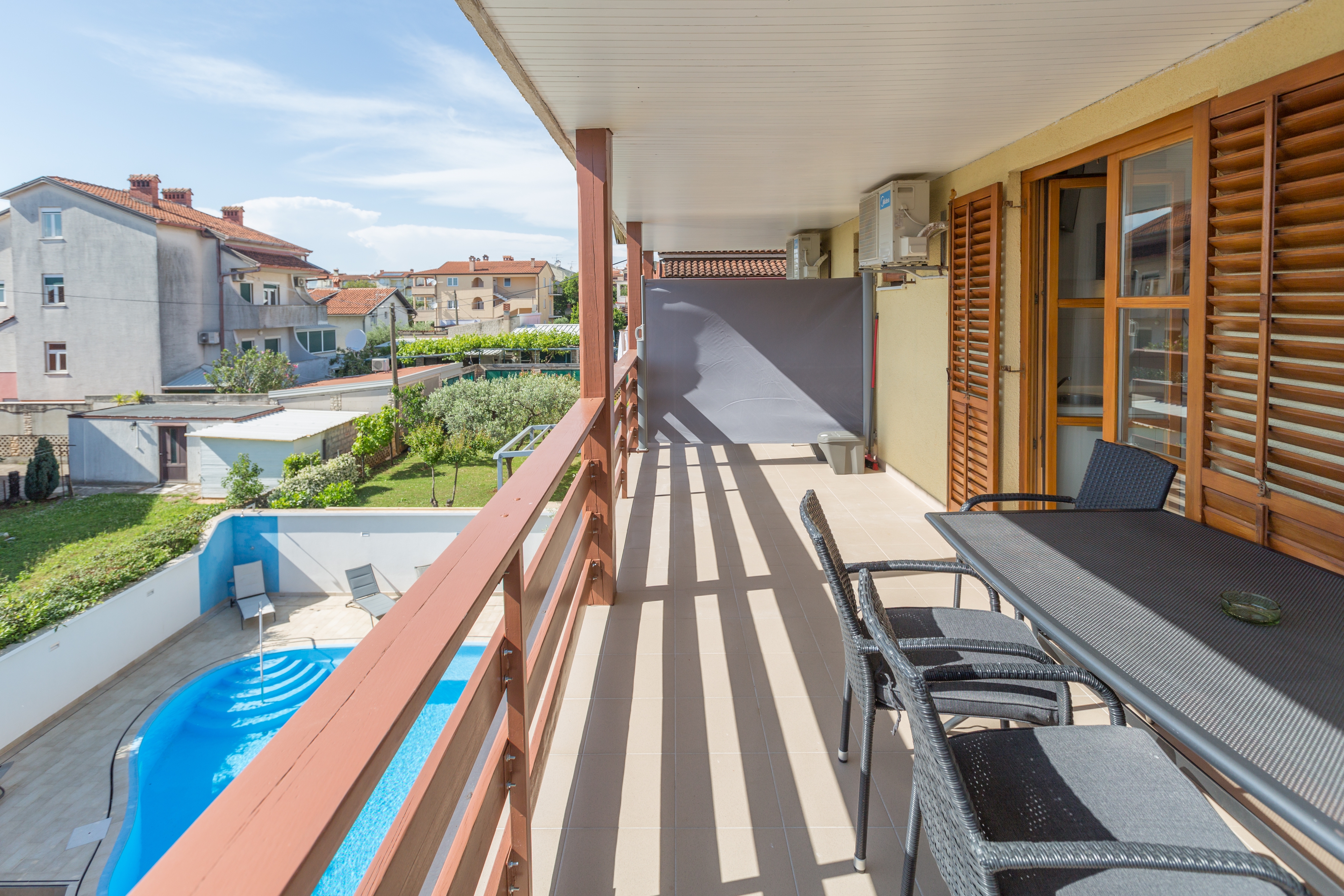 Studio flat with terrace Novigrad  AS-b