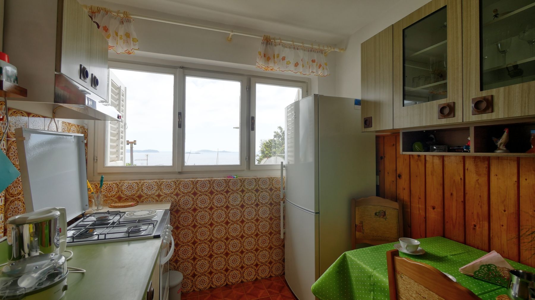 Two bedroom house with terrace and sea view Mlini, Dubrovnik  K