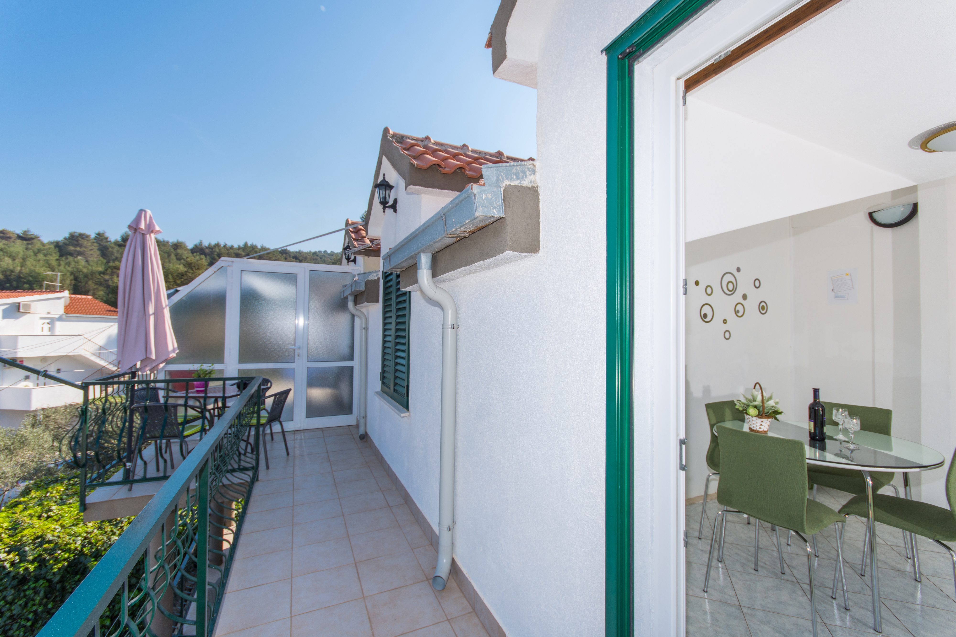 Two bedroom apartment with terrace and sea view Slatine, Čiovo  A-b