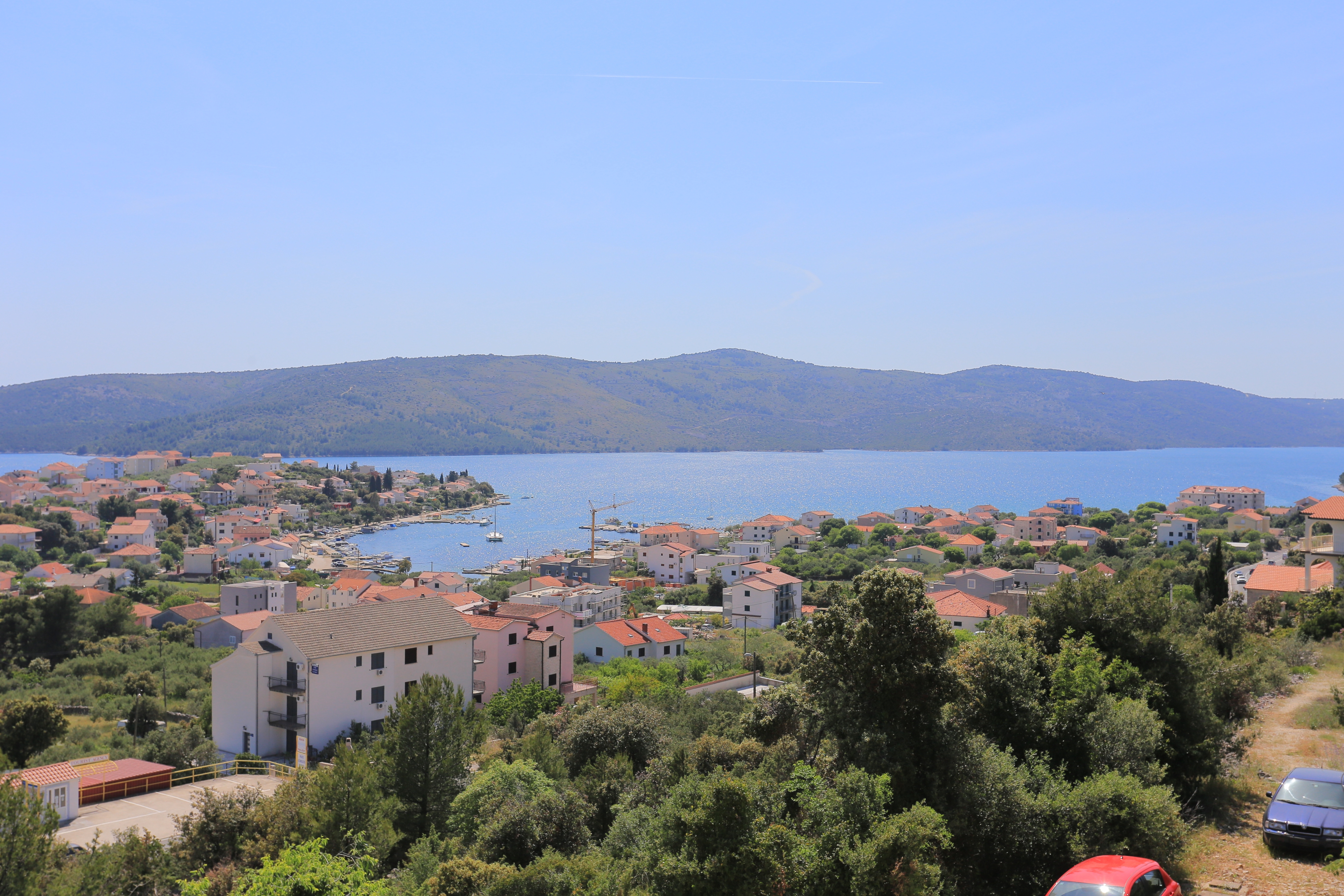 Two bedroom apartment with terrace and sea view Seget Vranjica, Trogir  A-a