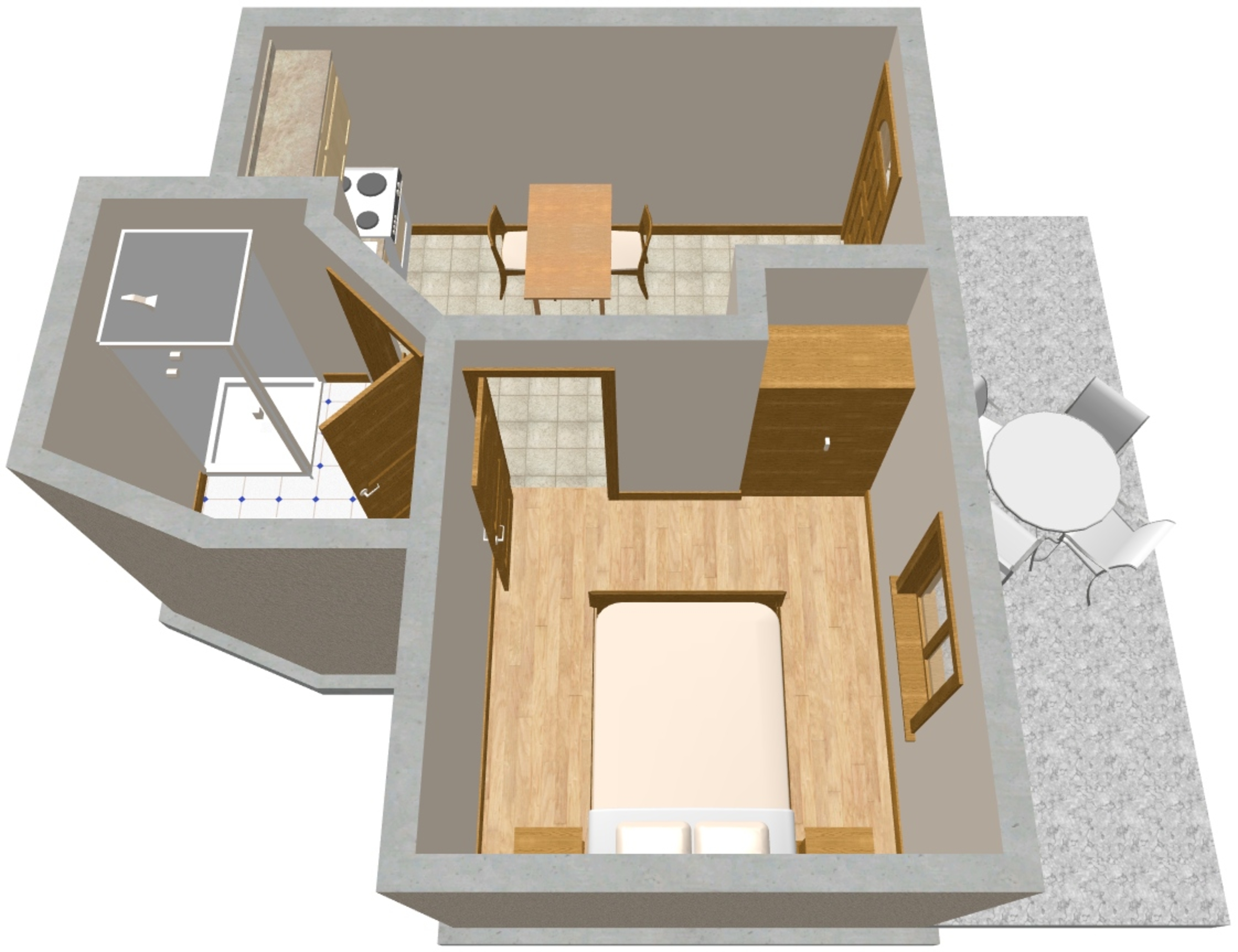 One bedroom apartment near beach Slatine, Čiovo  A-a