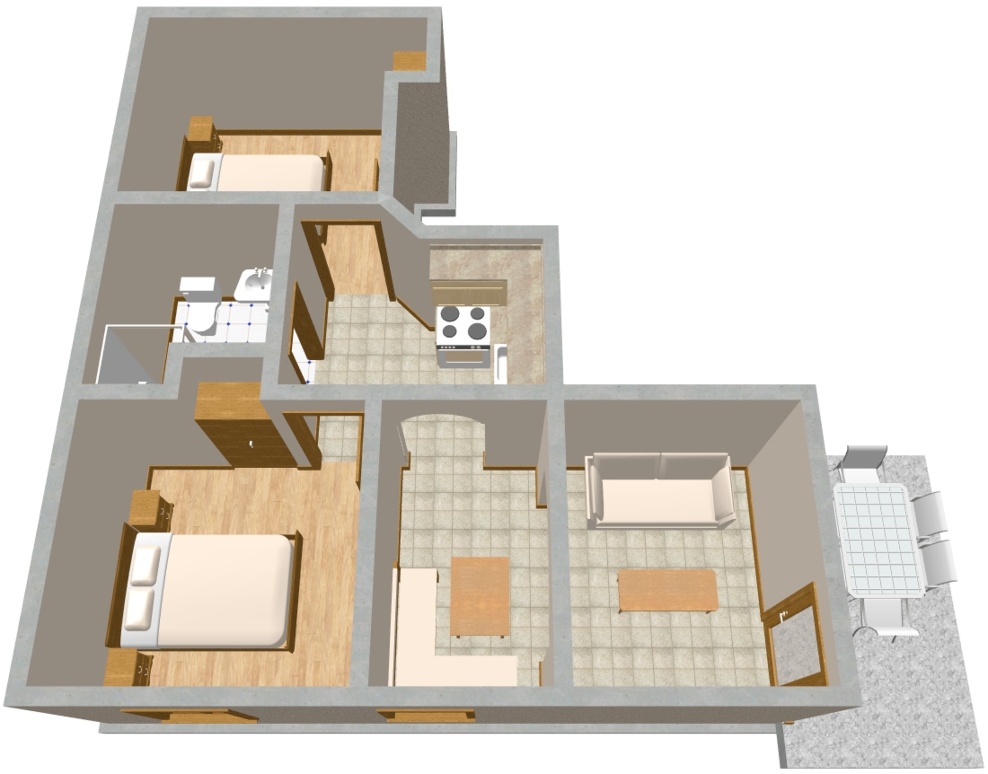 Two bedroom apartment near beach Slatine, Čiovo  A-b