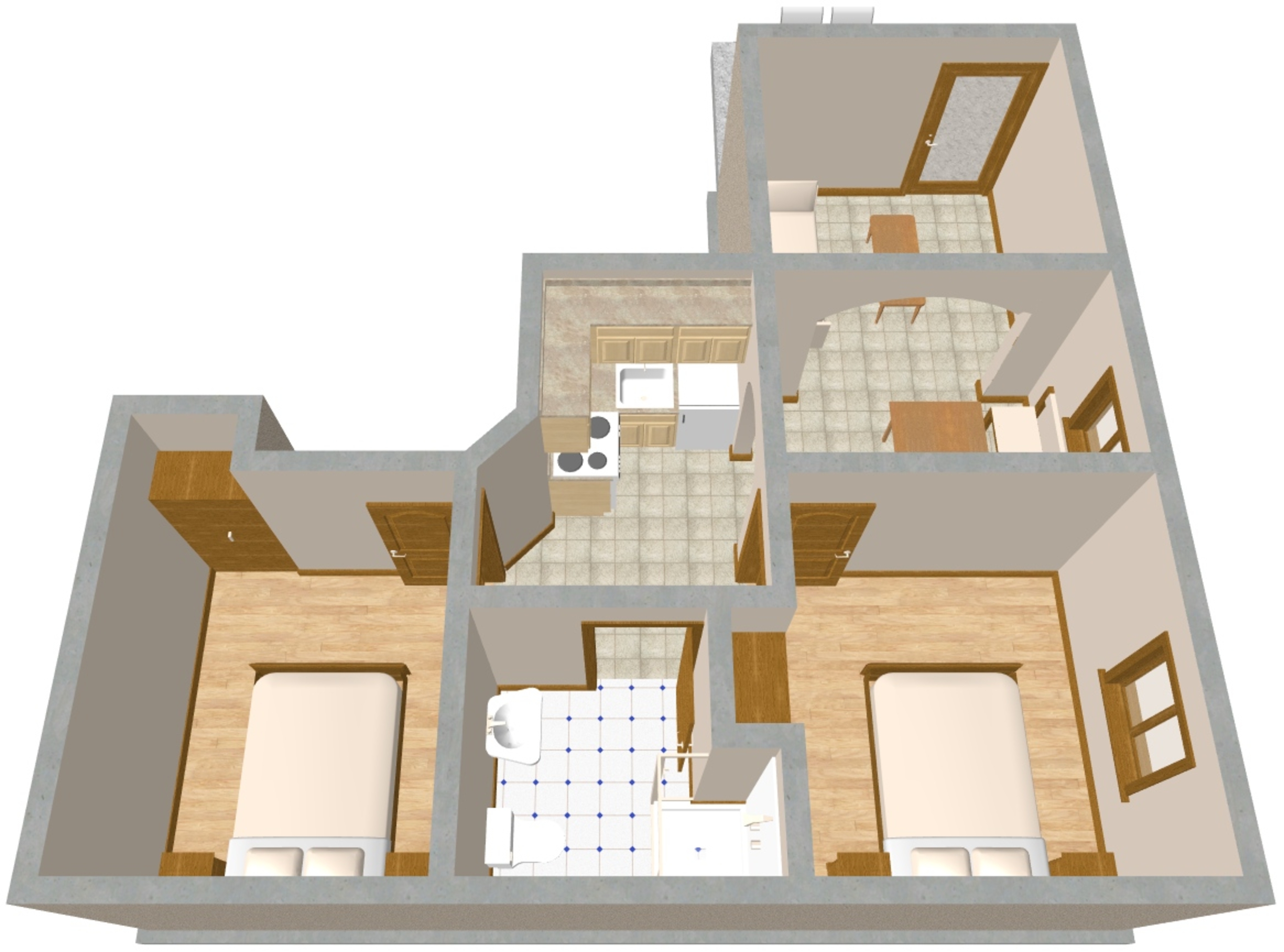 Two bedroom apartment near beach Slatine, Čiovo  A-b