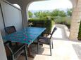 Terrace Slatine, Terrace in the apartment, with a sea view and WiFi.