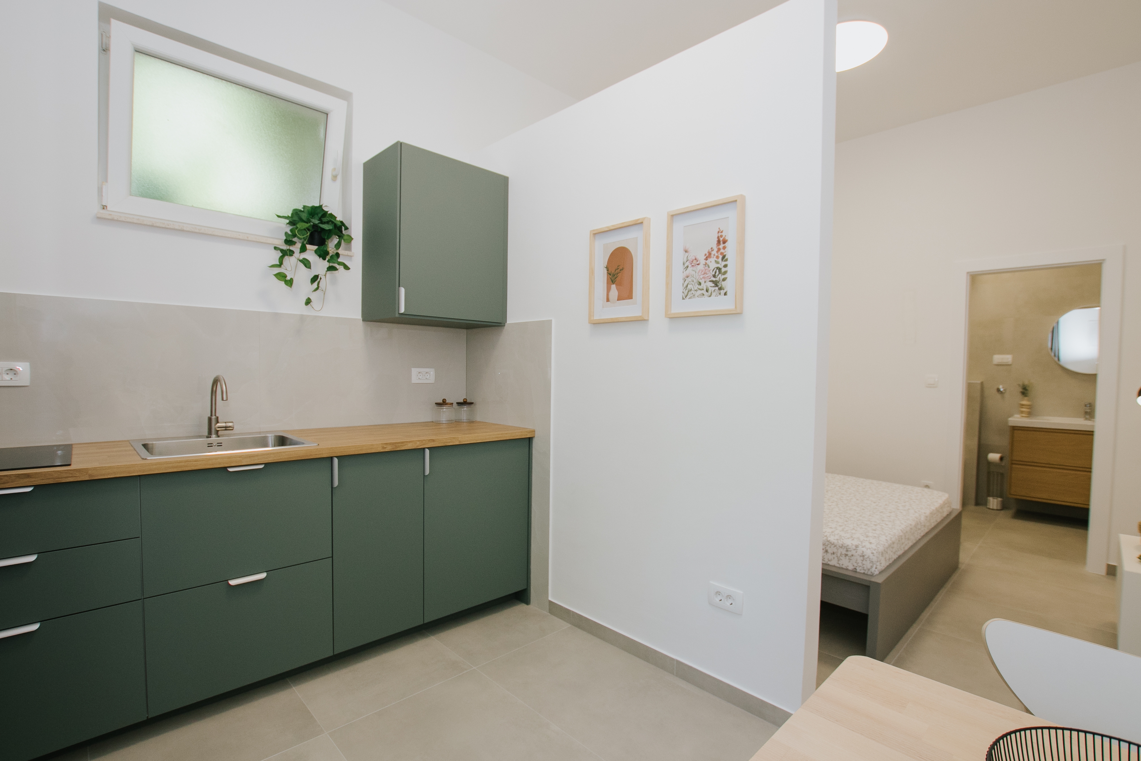 Studio flat with terrace Mastrinka, Čiovo  AS-a