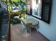 Terrace Jelsa, Terrace in the room, s pogledom na more.