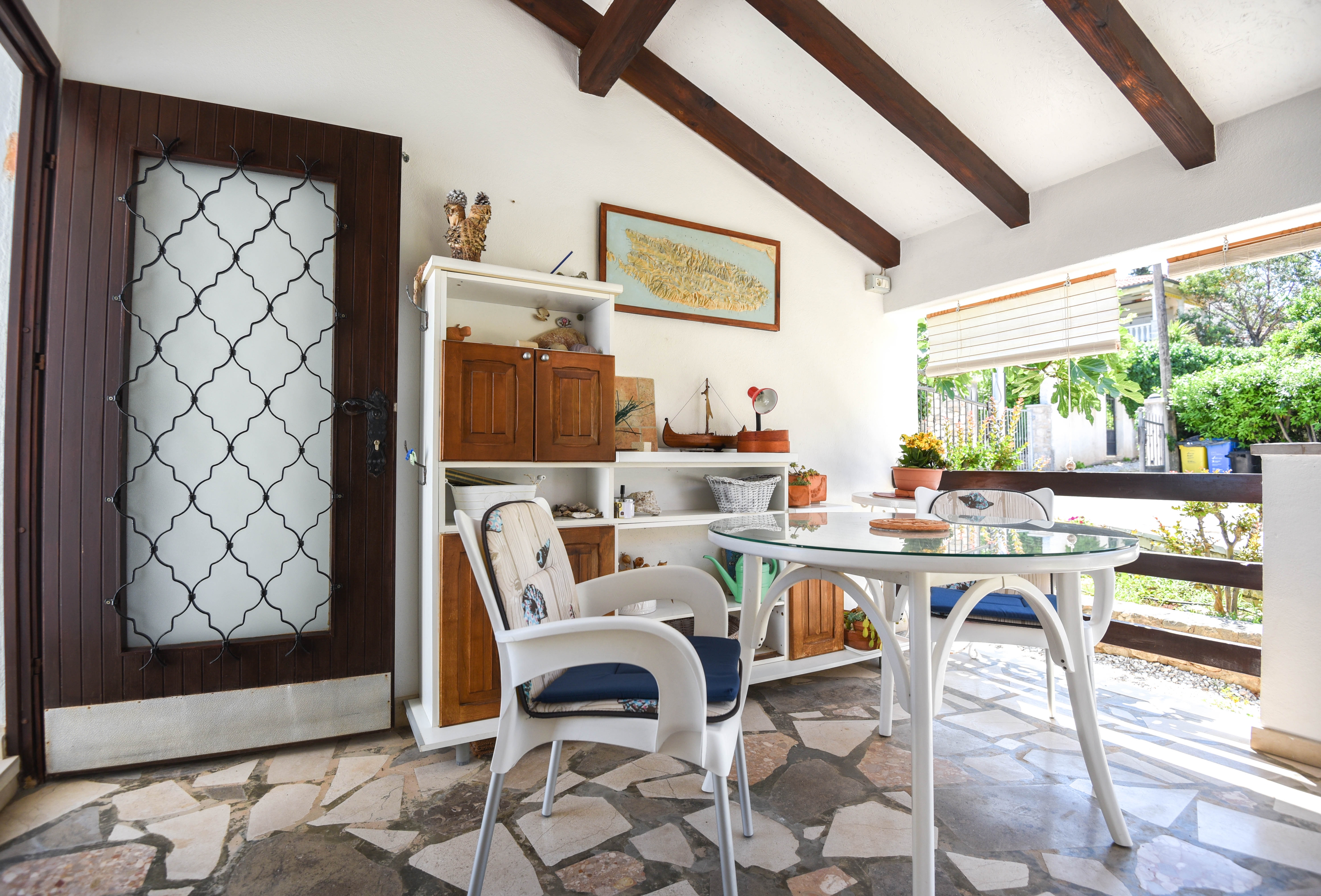 Two bedroom apartment with terrace and sea view Splitska, Brač  A-a