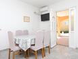 Grebaštica, Jídelna v ubytování typu apartment, s klimatizací a WiFi.