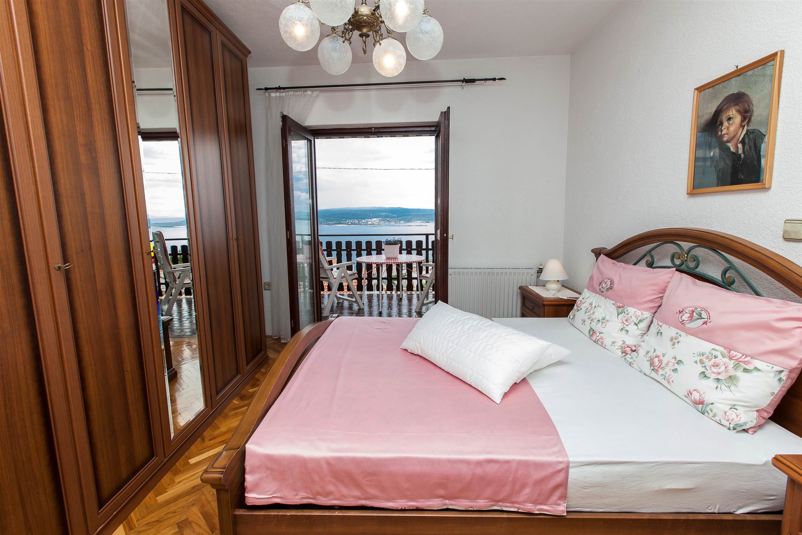Three bedroom apartment with balcony and sea view Crikvenica  A-a