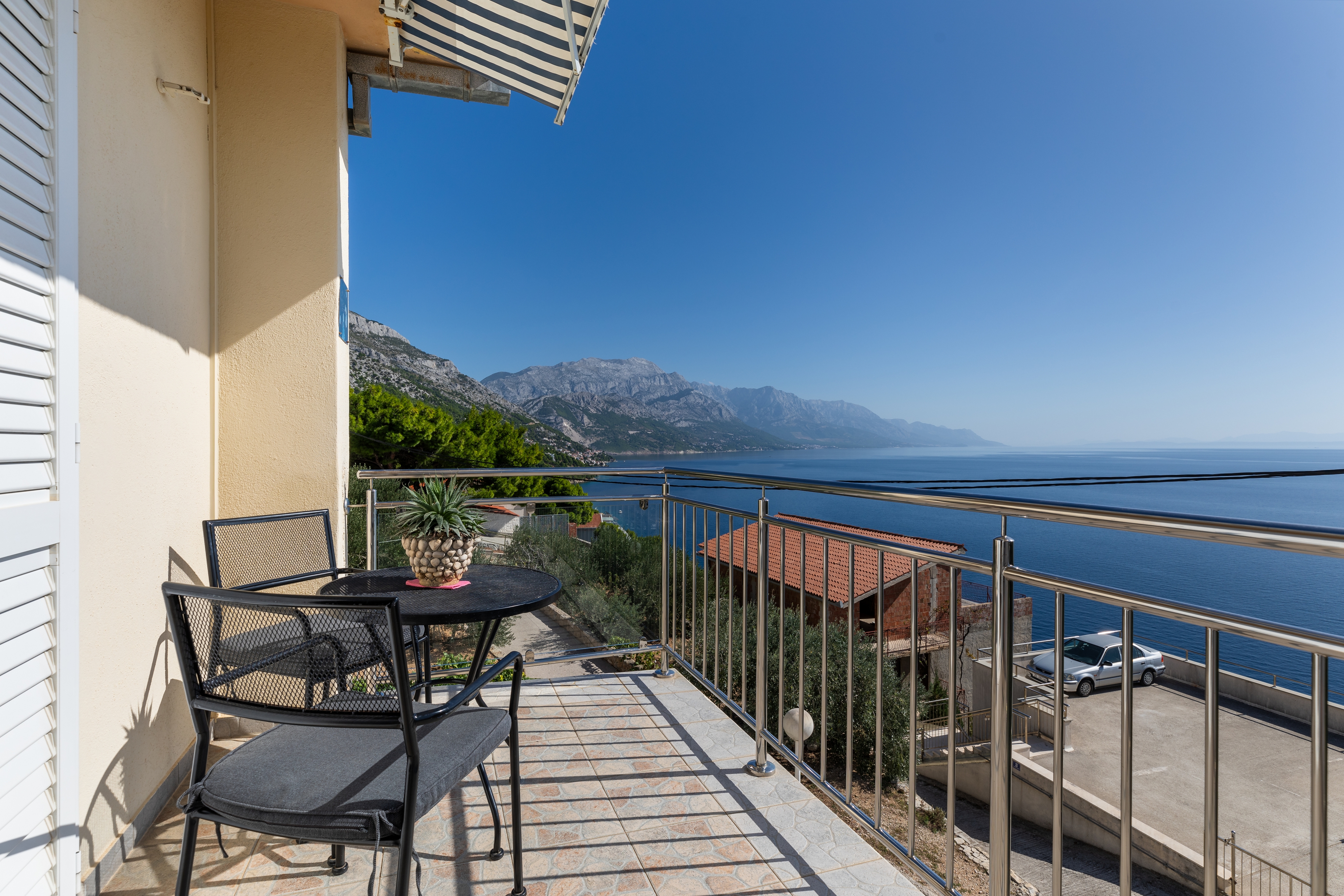One bedroom apartment with balcony and sea view Marušići, Omiš (A-1131-b)