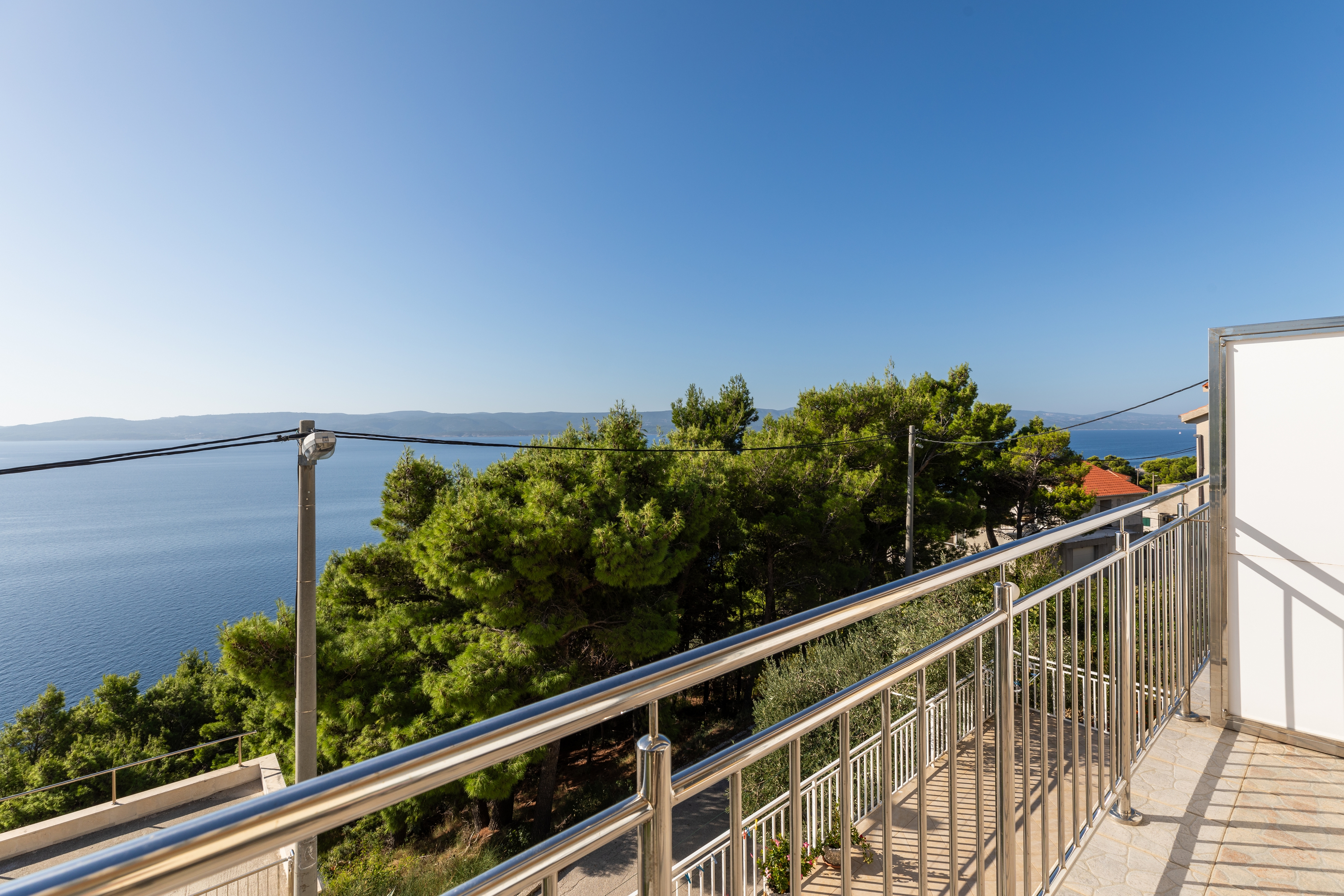One bedroom apartment with balcony and sea view Marušići, Omiš  A-b