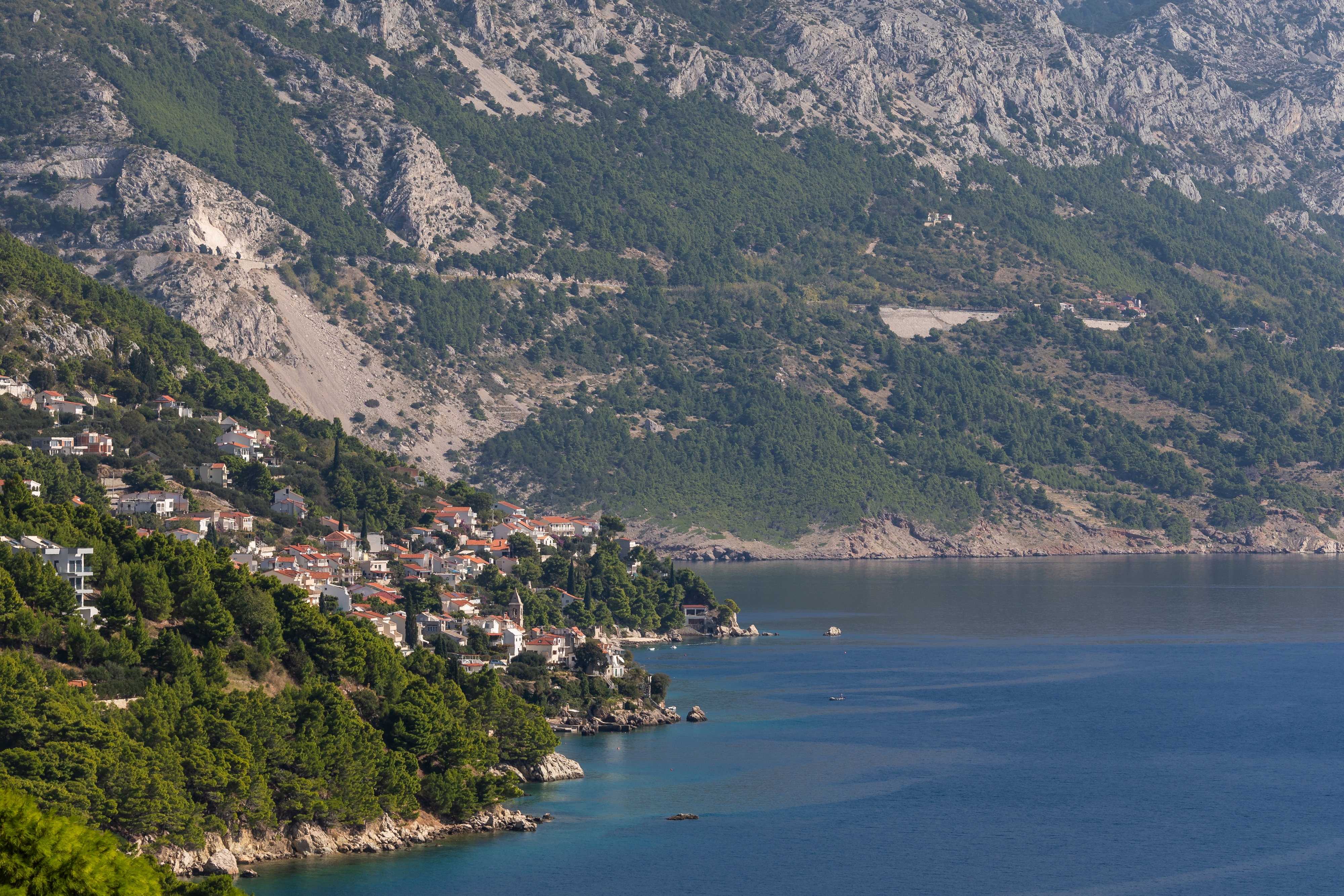 One bedroom apartment with balcony and sea view Marušići, Omiš  A-b
