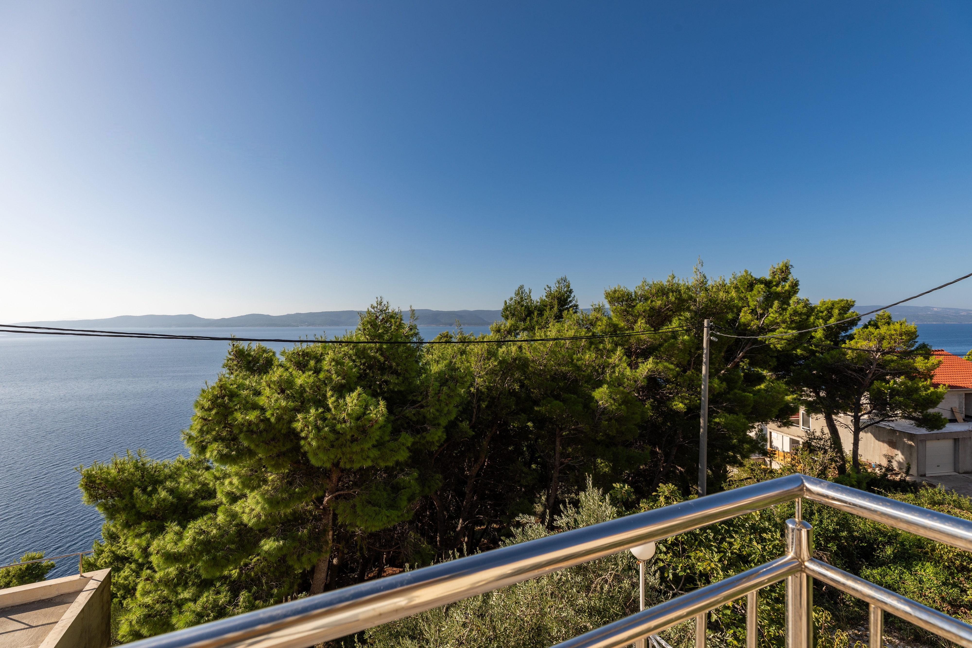 One bedroom apartment with balcony and sea view Marušići, Omiš  A-c