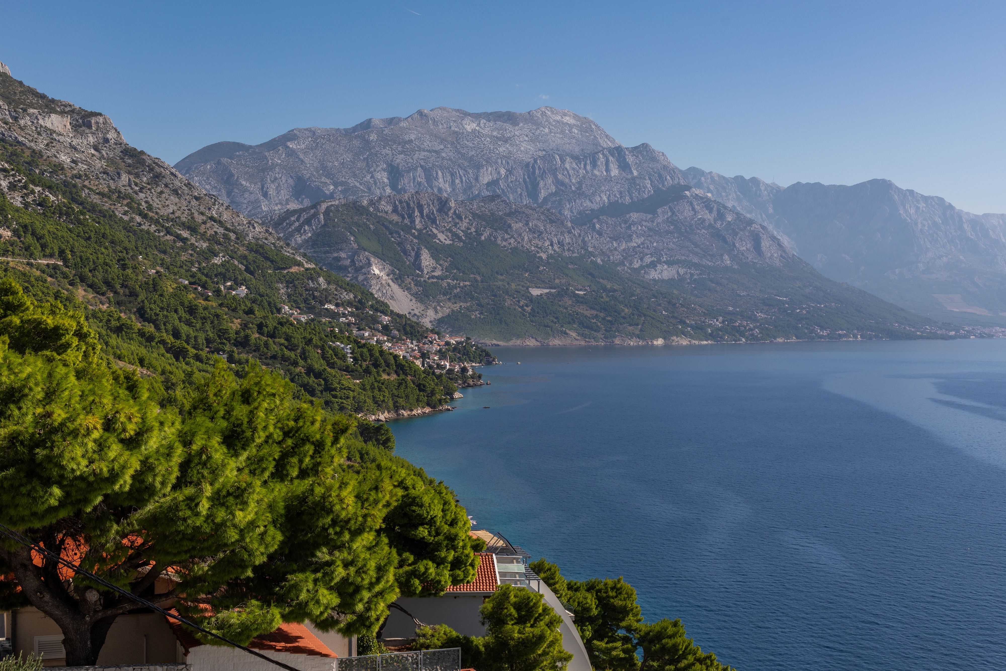 One bedroom apartment with terrace and sea view Marušići, Omiš  A-e