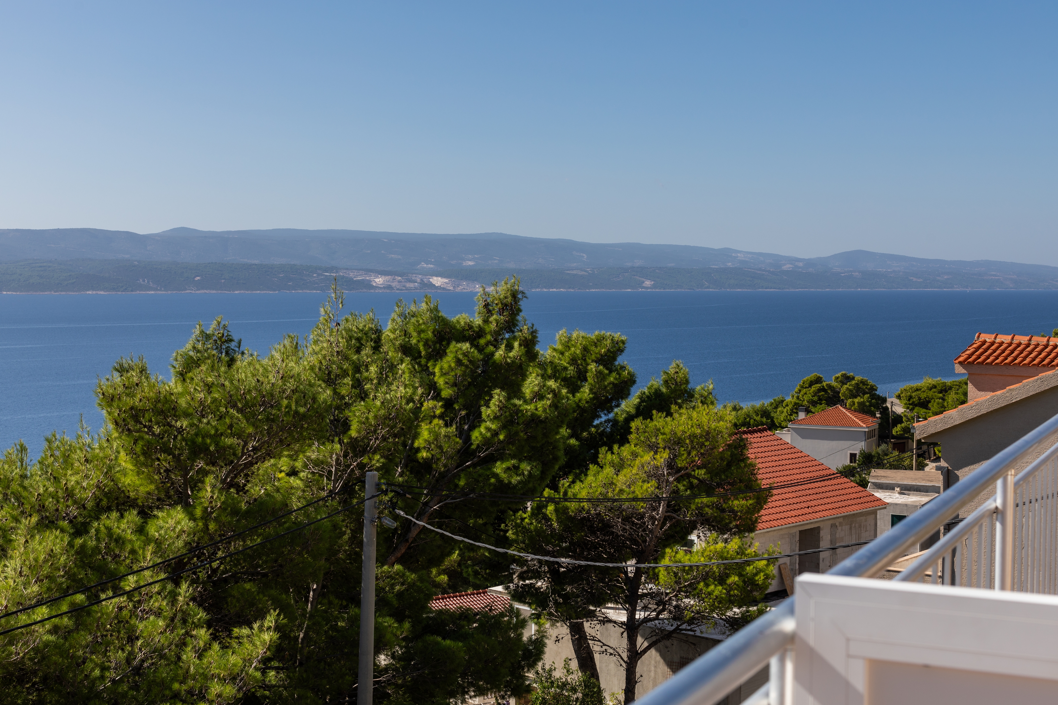 One bedroom apartment with terrace and sea view Marušići, Omiš  A-e