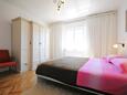 Bedroom 1 Rabac, Bedroom 1 in the apartment, air condition available, (pet friendly) and WiFi.