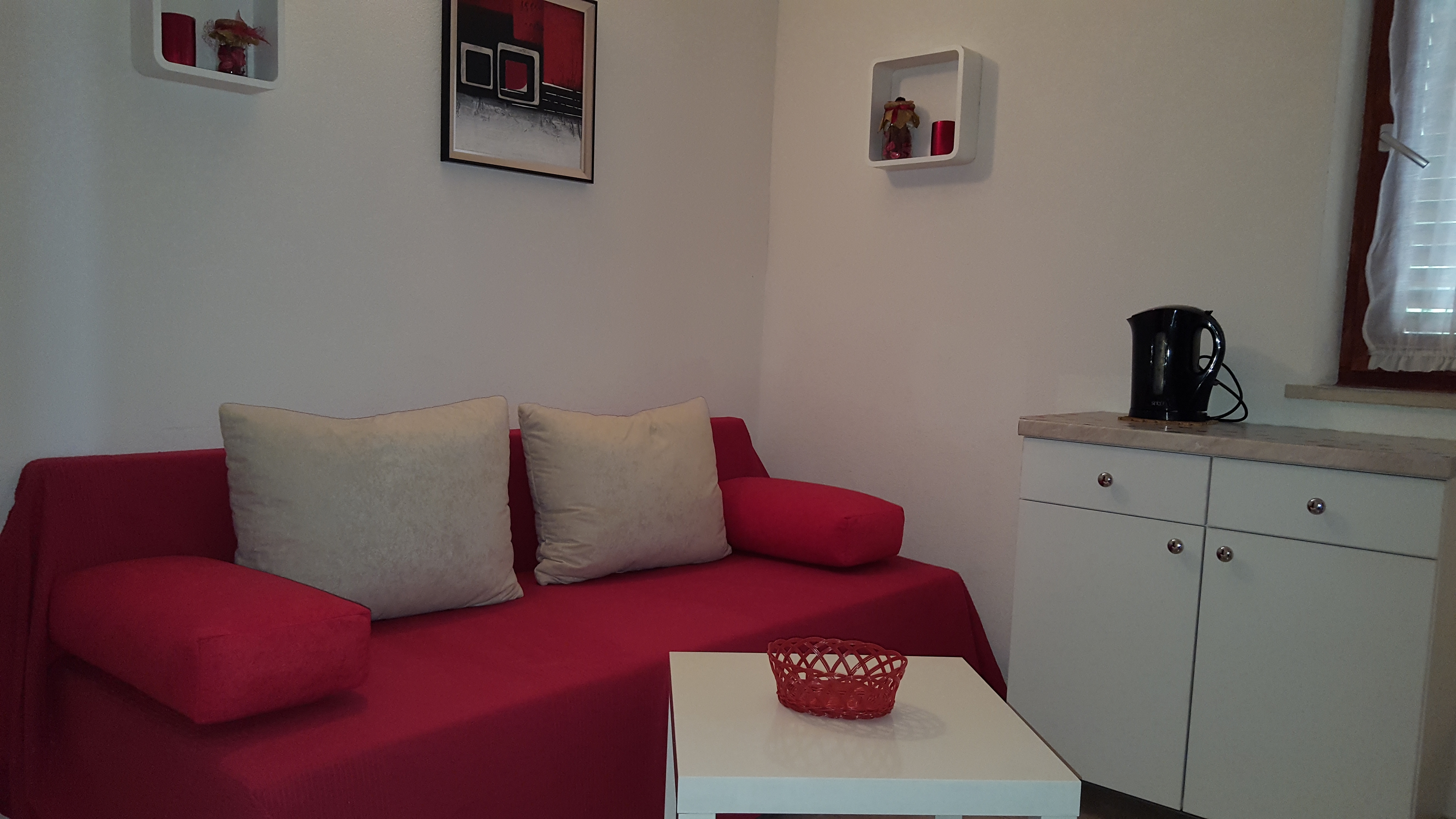 One bedroom apartment with terrace and sea view Gradac, Makarska (A-11332-d)