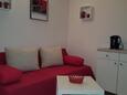 Obývací pokoj Gradac, Obývací pokoj v ubytování typu apartment, s klimatizací a WiFi.
