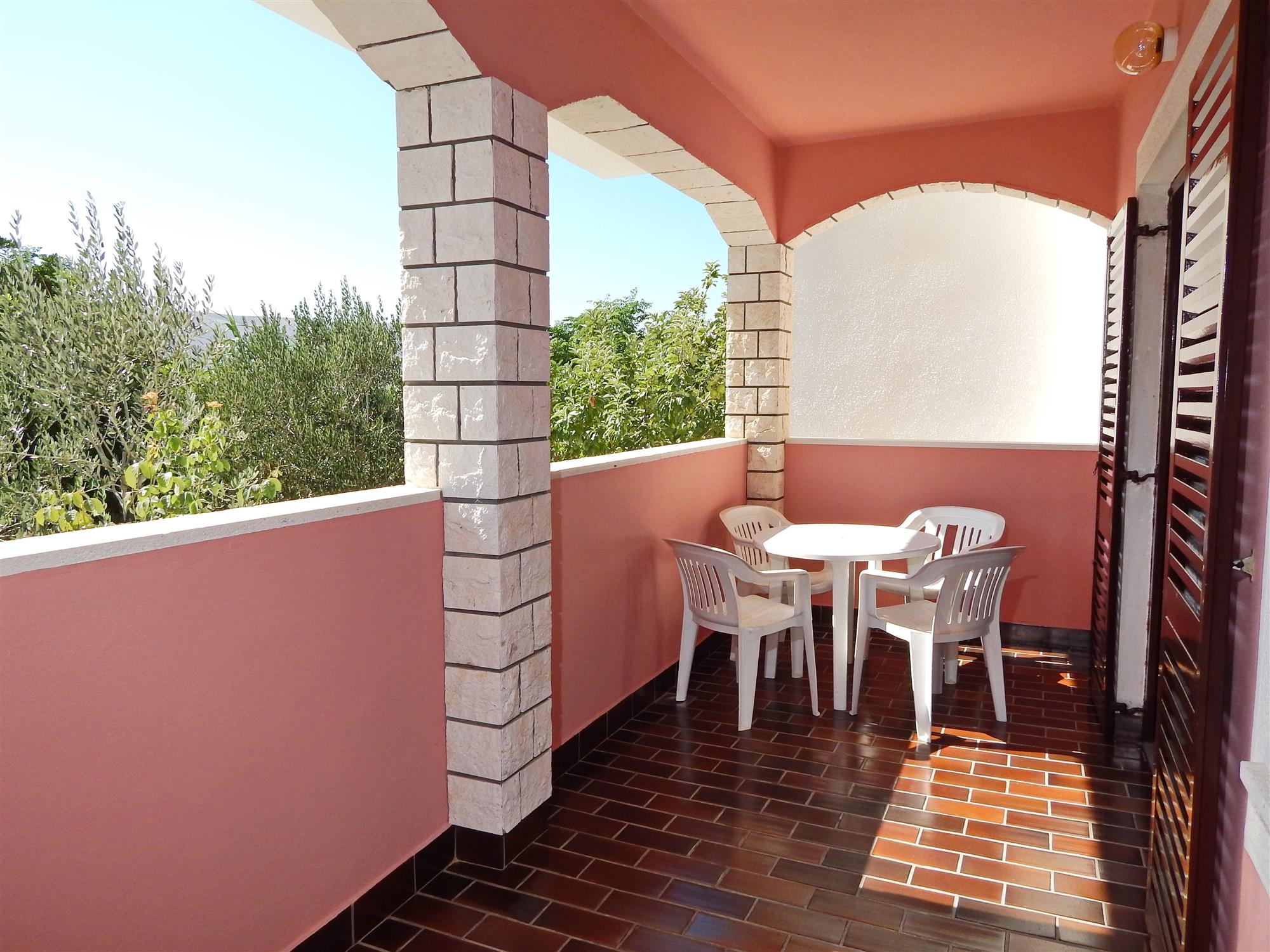 Two bedroom apartment with balcony Pag  A-b