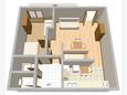 Milna, Plan in the house, (pet friendly) and WiFi.