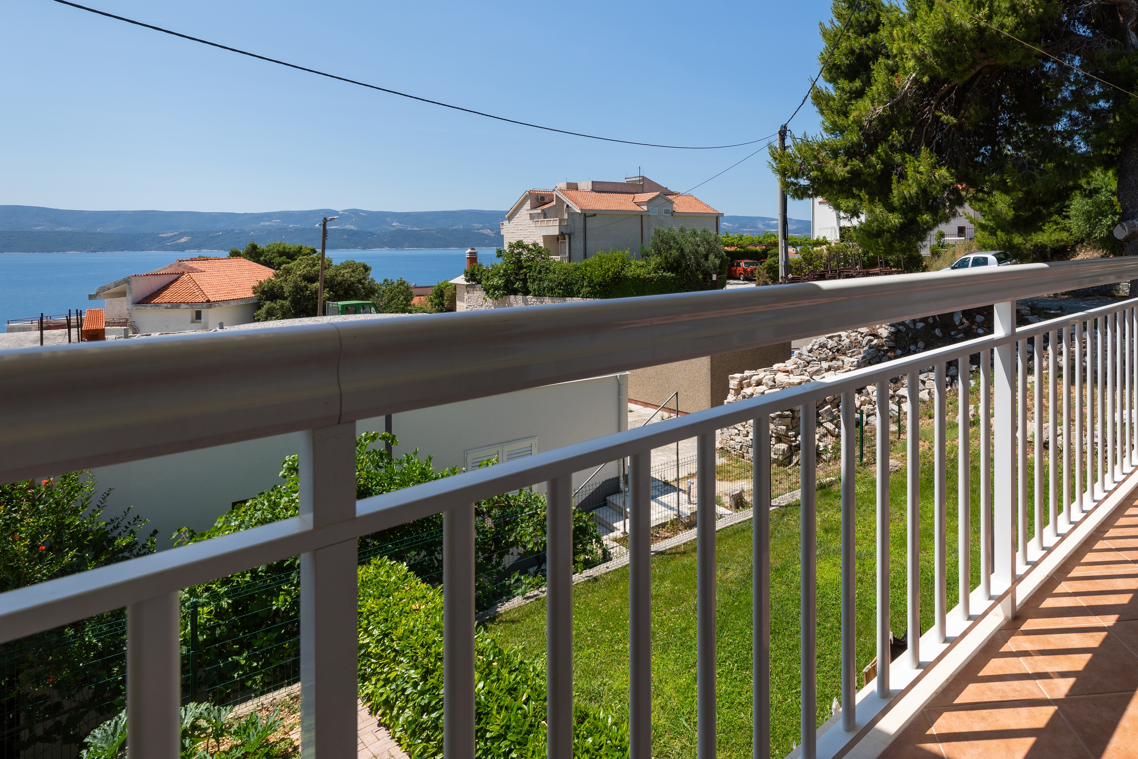Three bedroom apartment with balcony and sea view Stanići, Omiš  A-a
