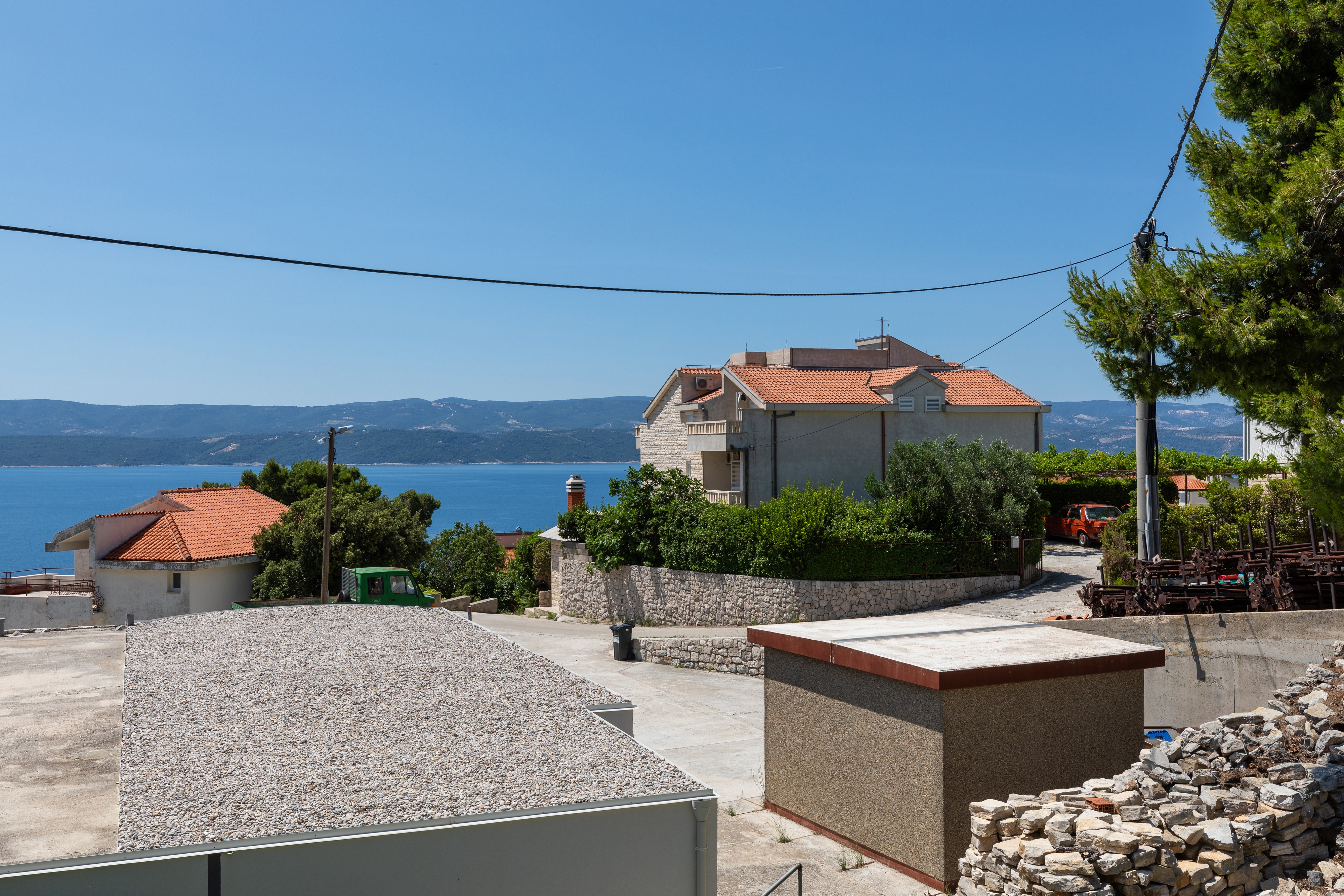 Three bedroom apartment with balcony and sea view Stanići, Omiš  A-a
