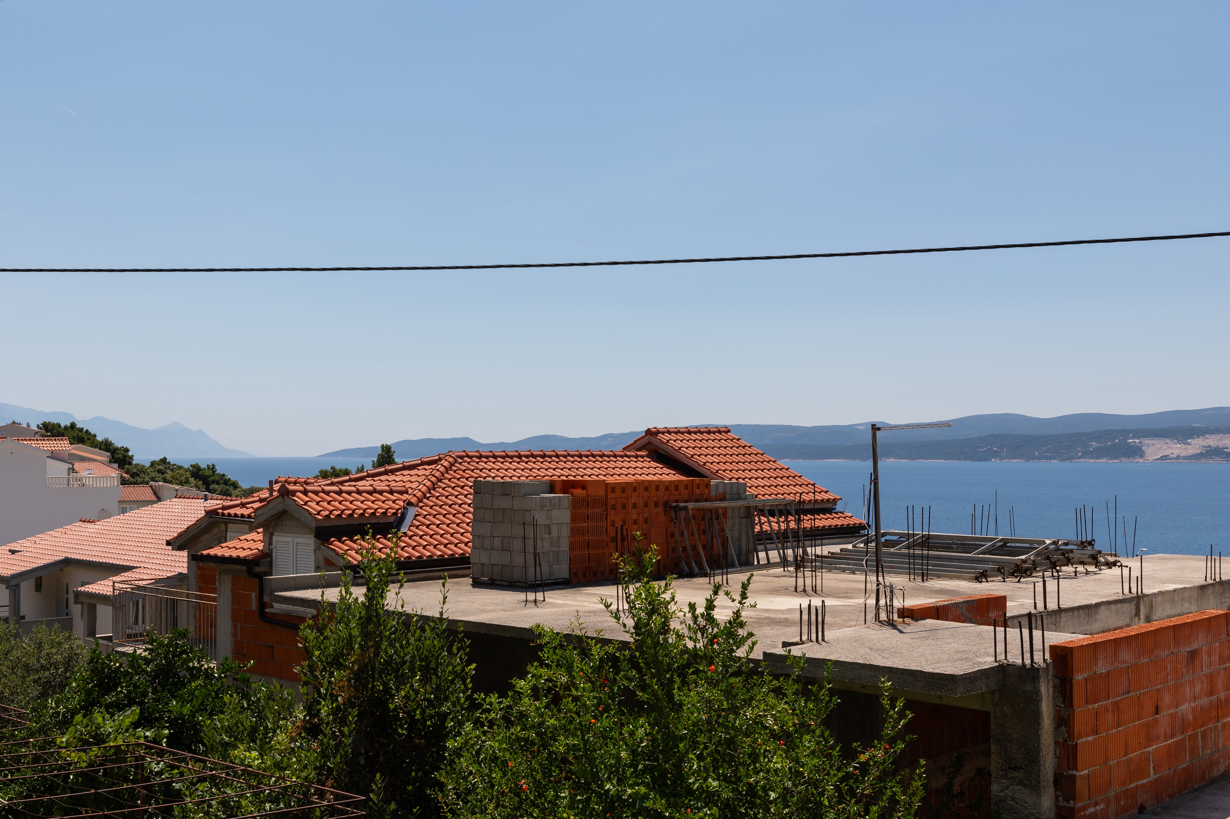 Three bedroom apartment with balcony and sea view Stanići, Omiš  A-a