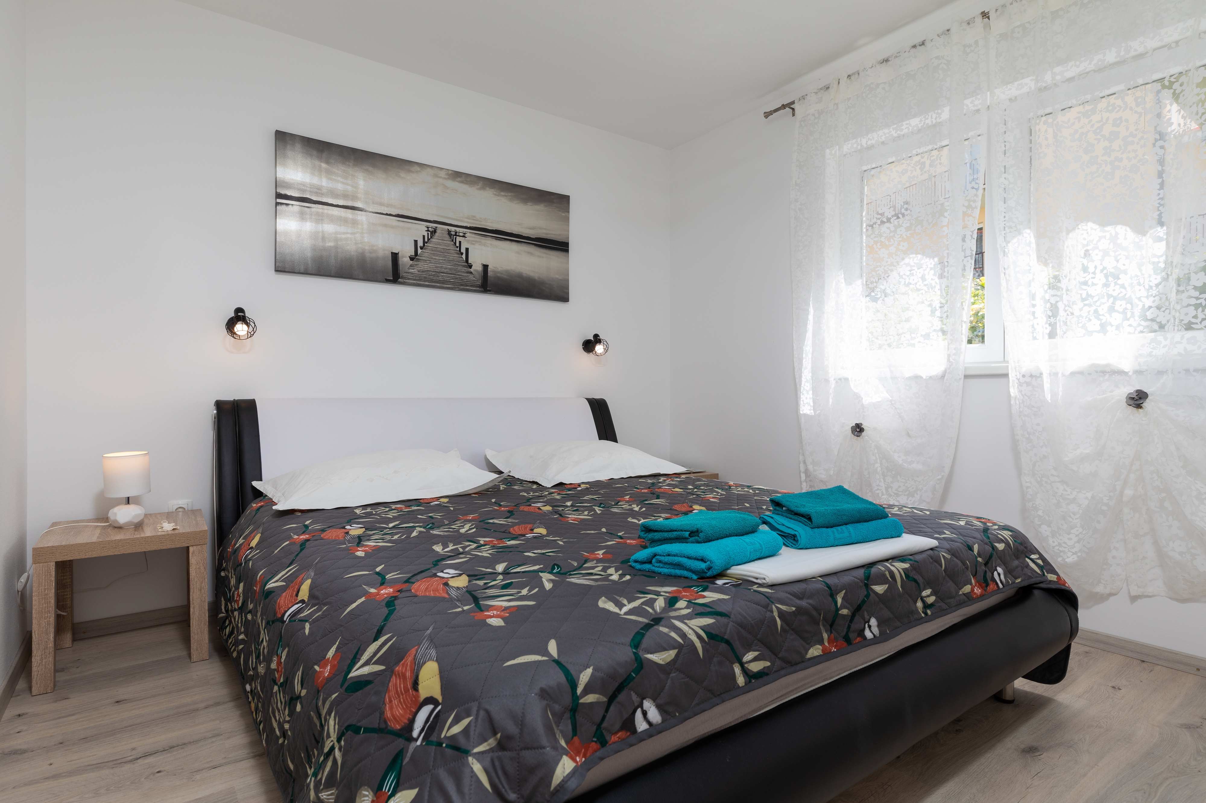 Three bedroom apartment with balcony and sea view Stanići, Omiš  A-a