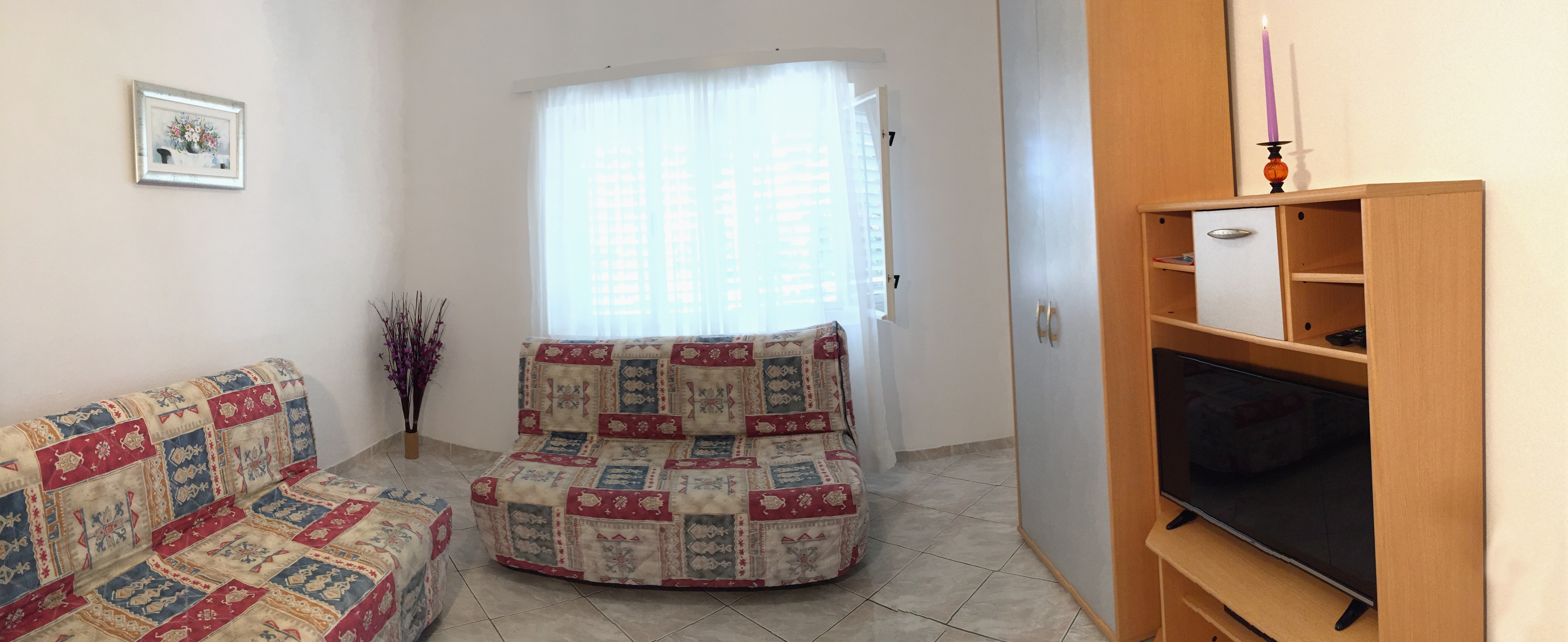 Two bedroom apartment with terrace Orebić, Pelješac (A-11450-a)