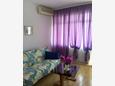 Living room Orebić, Living room in the apartment, air condition available and WiFi.