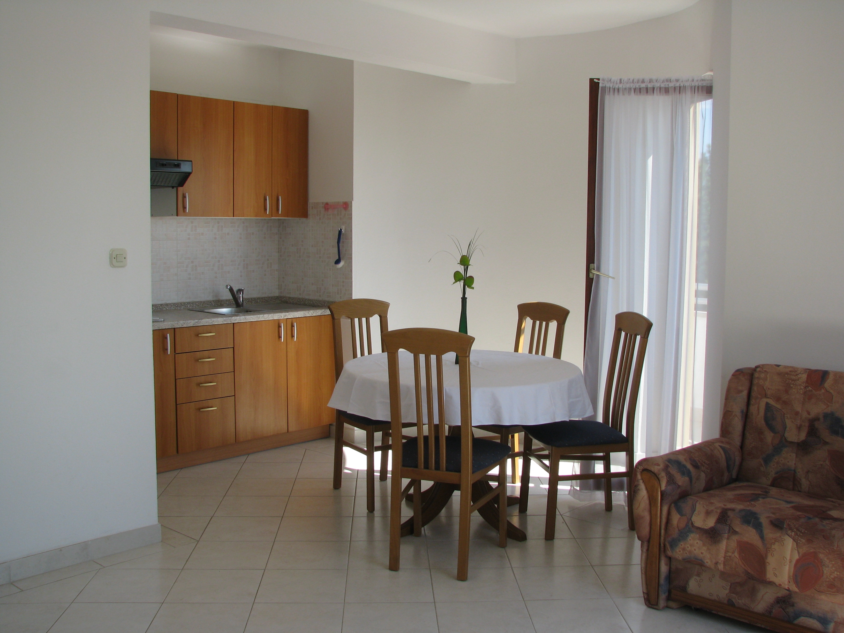 One bedroom apartment with balcony Privlaka, Zadar  A-a
