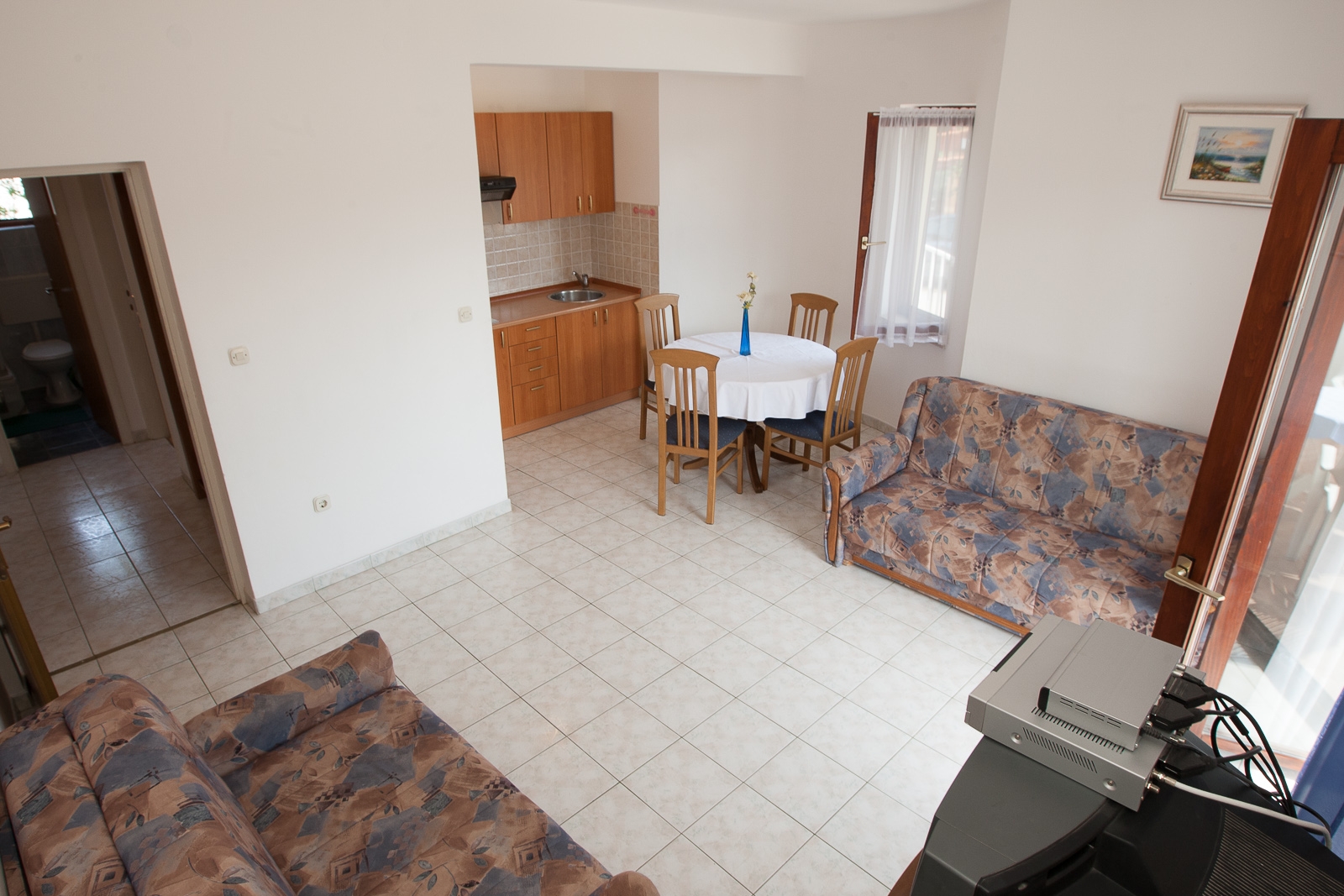 One bedroom apartment with balcony Privlaka (Zadar) (A-11461-d)