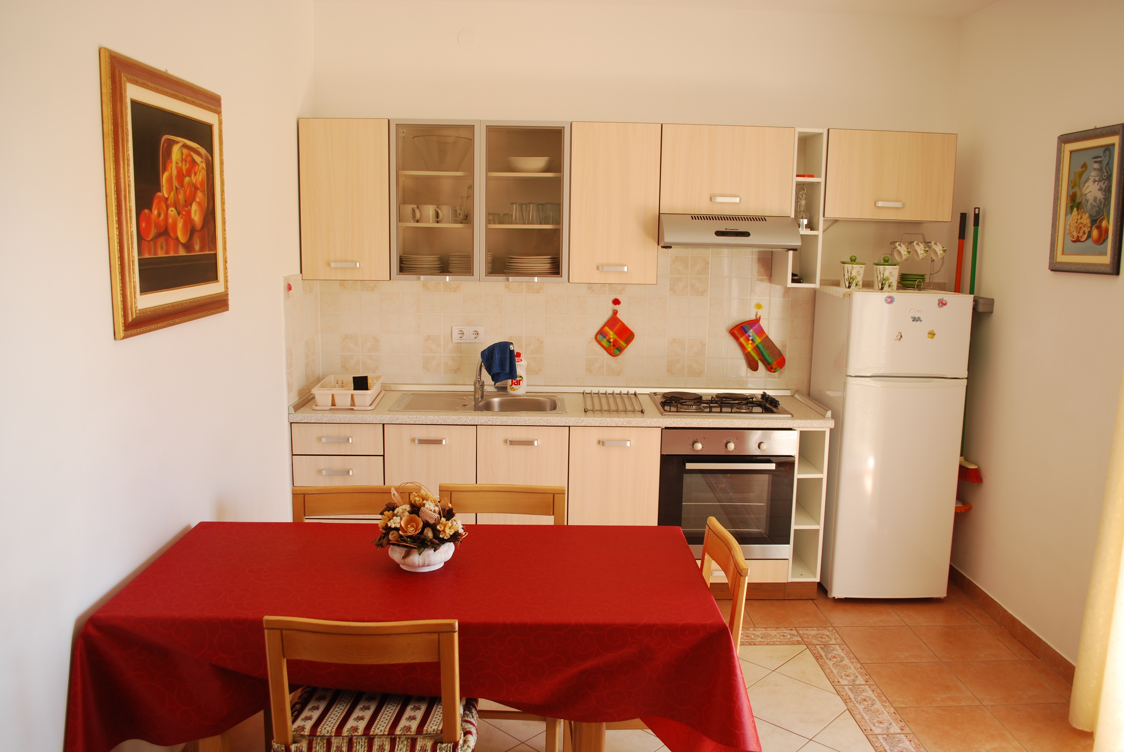 Two bedroom apartment with terrace and sea view Pag  A-b