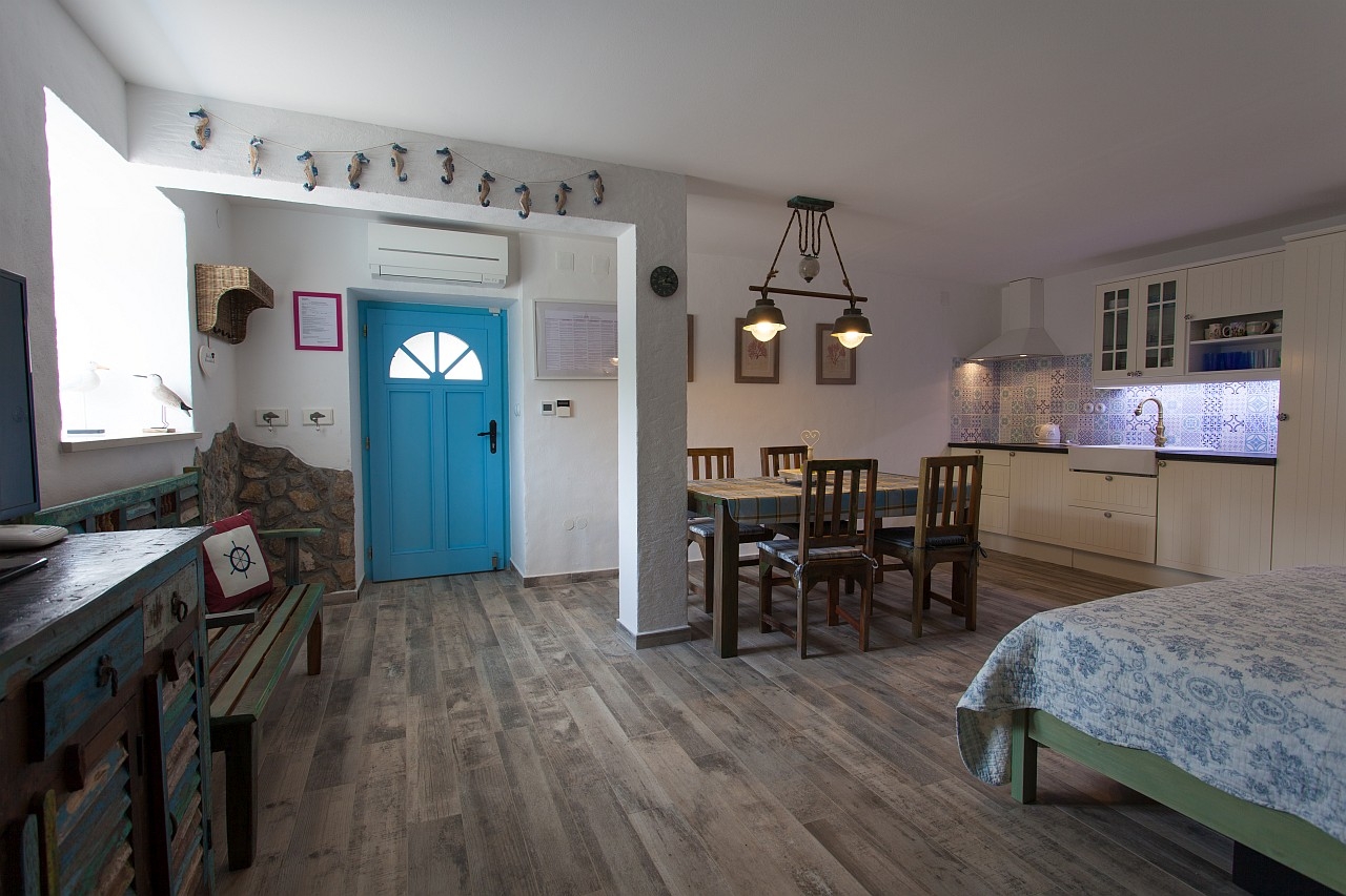 Studio flat with air-conditioning Kornić, Krk (AS-11506-a)