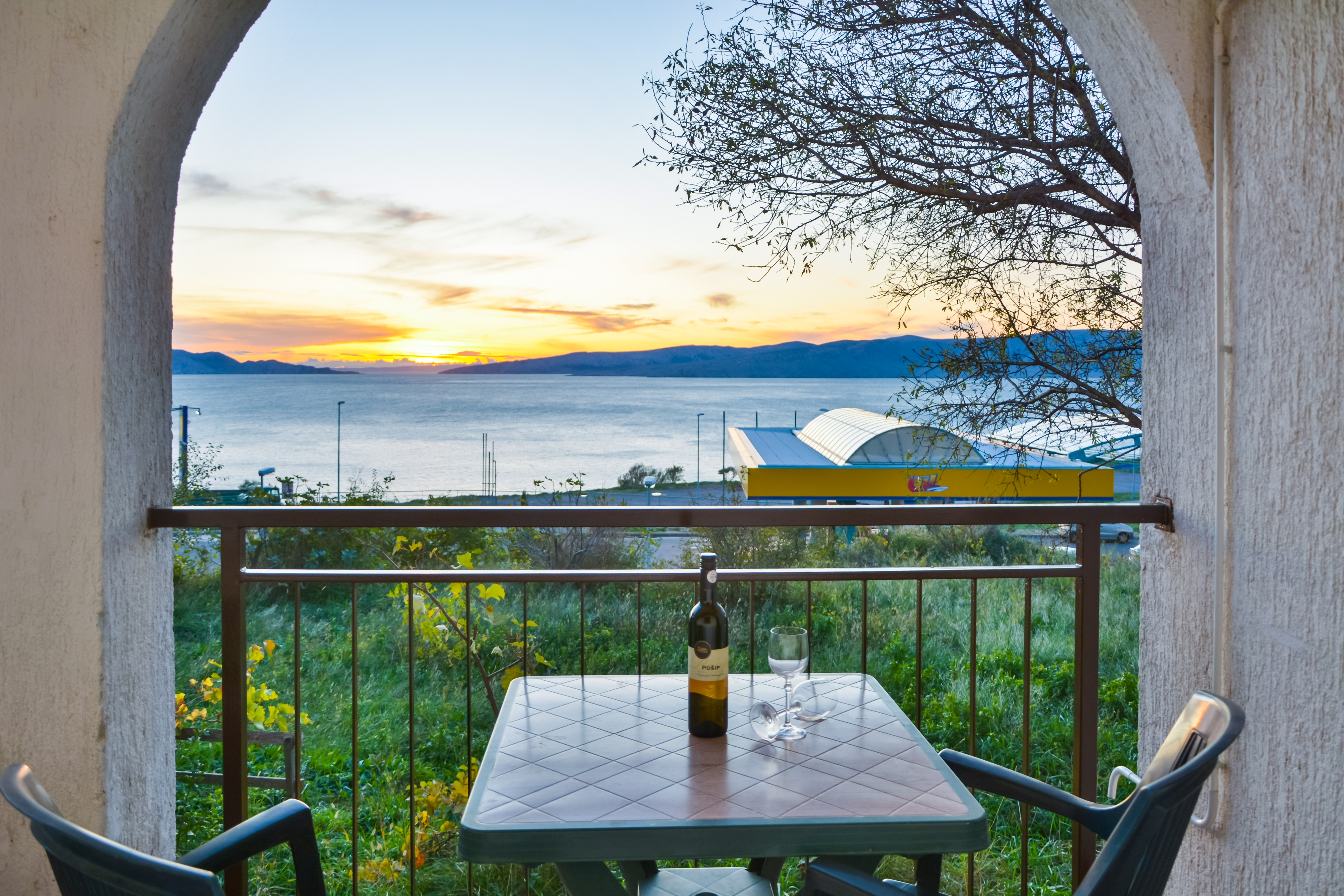 Three bedroom apartment with terrace and sea view Senj  A-a