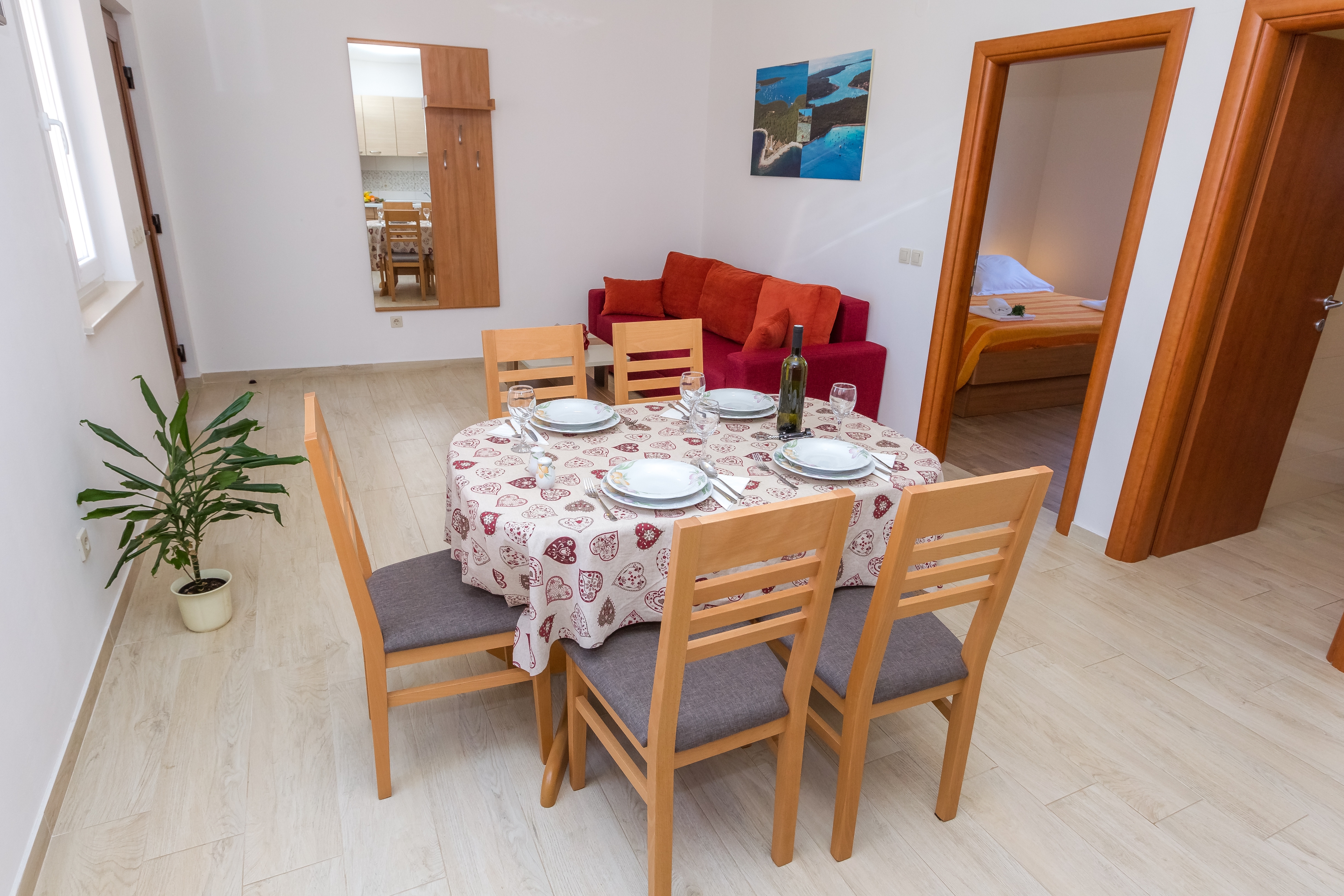 One bedroom apartment near beach Veli Rat, Dugi otok (A-11525-c)