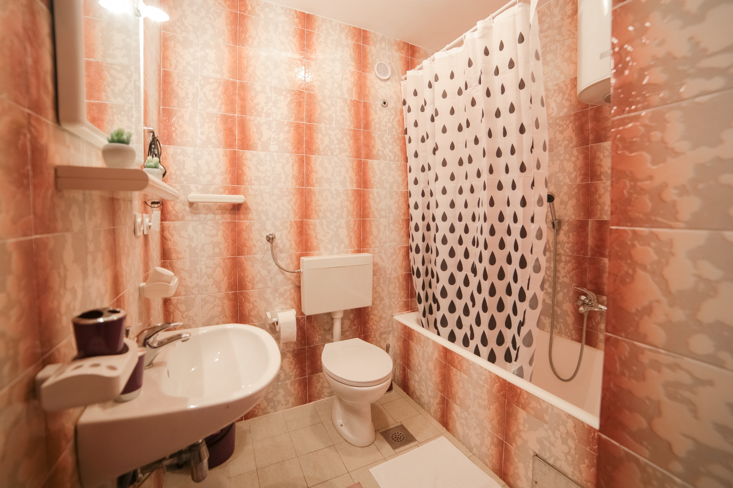 Two bedroom apartment with balcony and sea view Podaca, Makarska  A-d