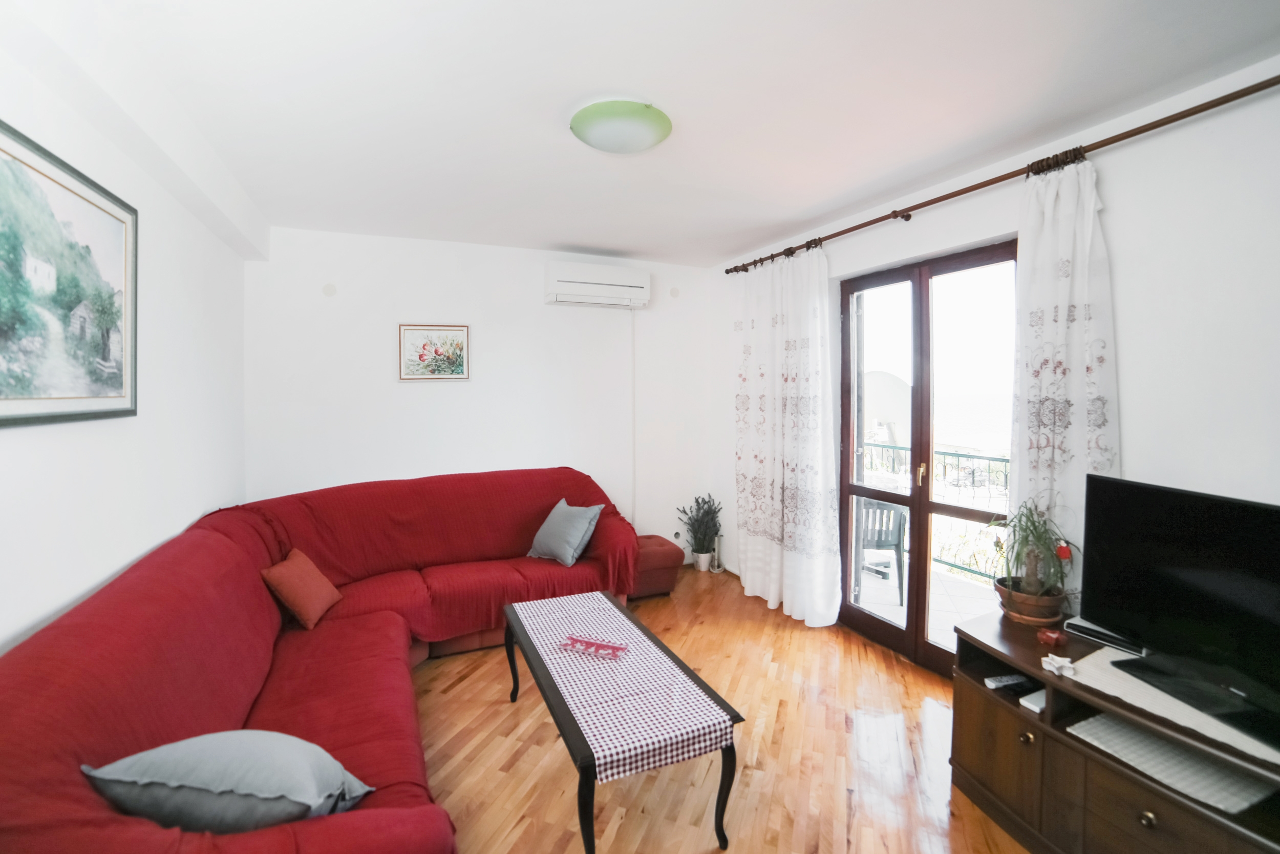 Two bedroom apartment with balcony and sea view Podaca, Makarska (A-11588-d)