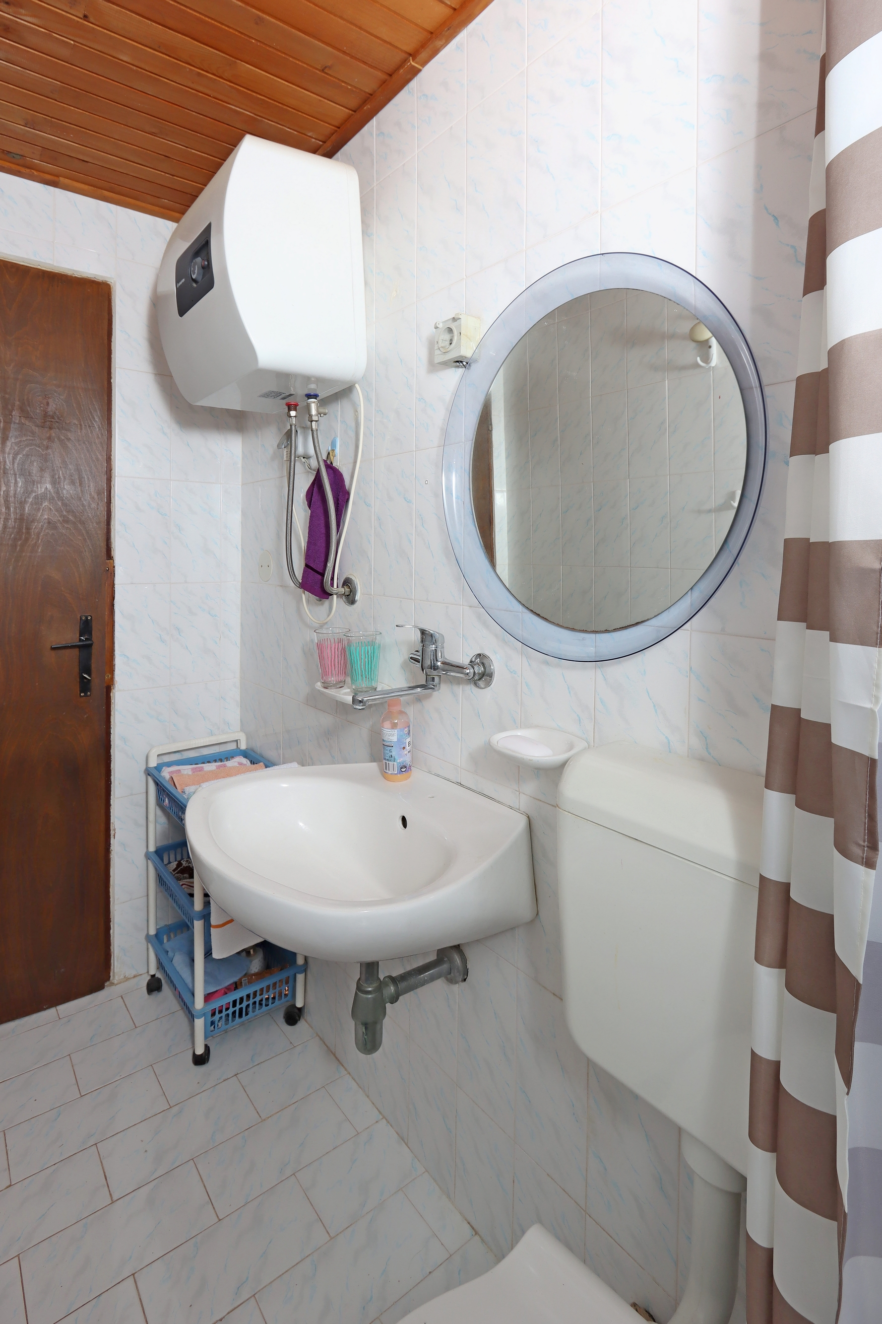 Two bedroom apartment with terrace Mandre, Pag  A-a
