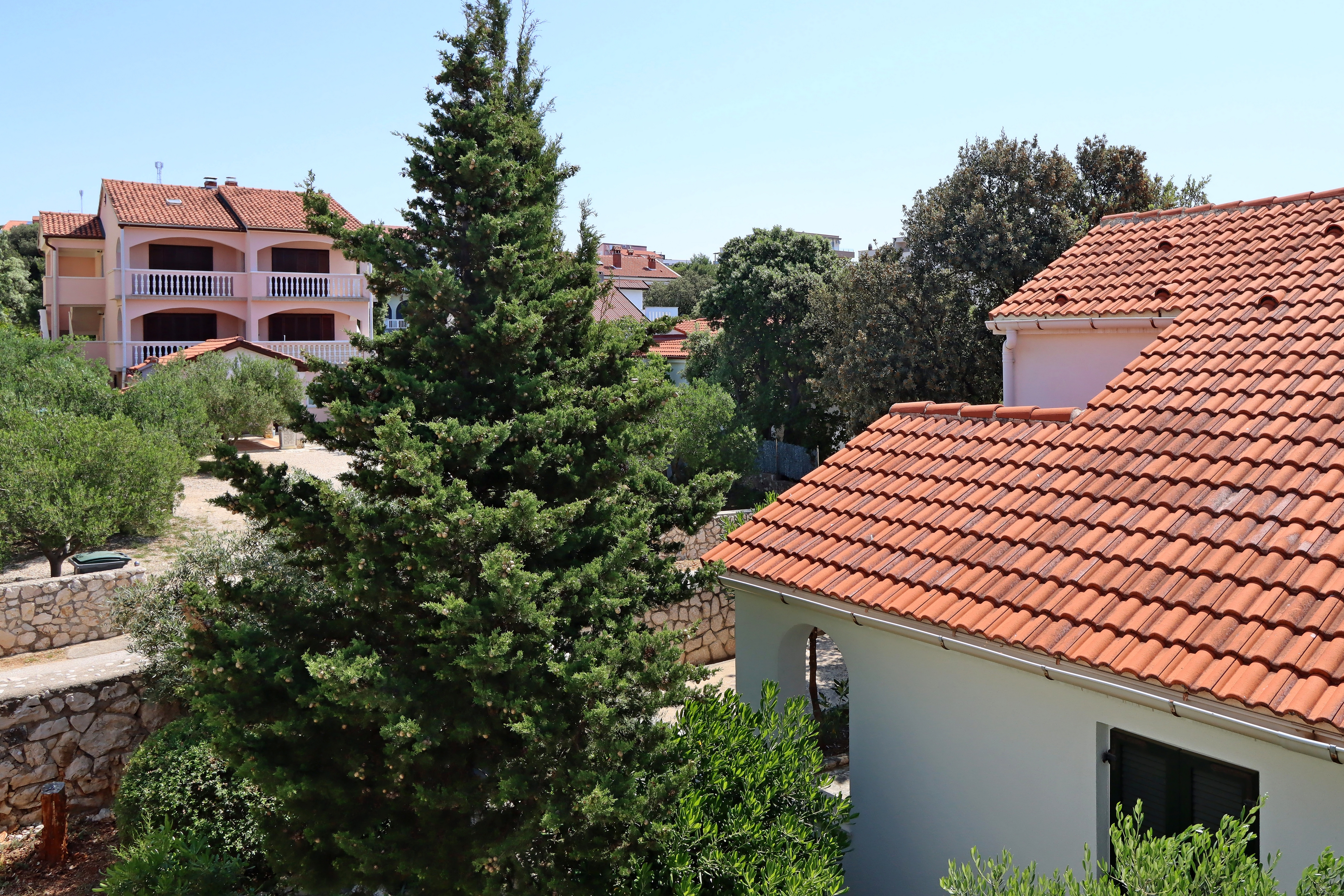 Two bedroom apartment with terrace Mandre, Pag  A-a
