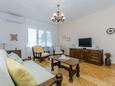 Obývací pokoj Podstrana, Obývací pokoj v ubytování typu apartment, s klimatizací a WiFi.
