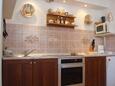 Kitchen Krk, Kitchen in the studio-apartment, air condition available, (pet friendly) and WiFi.