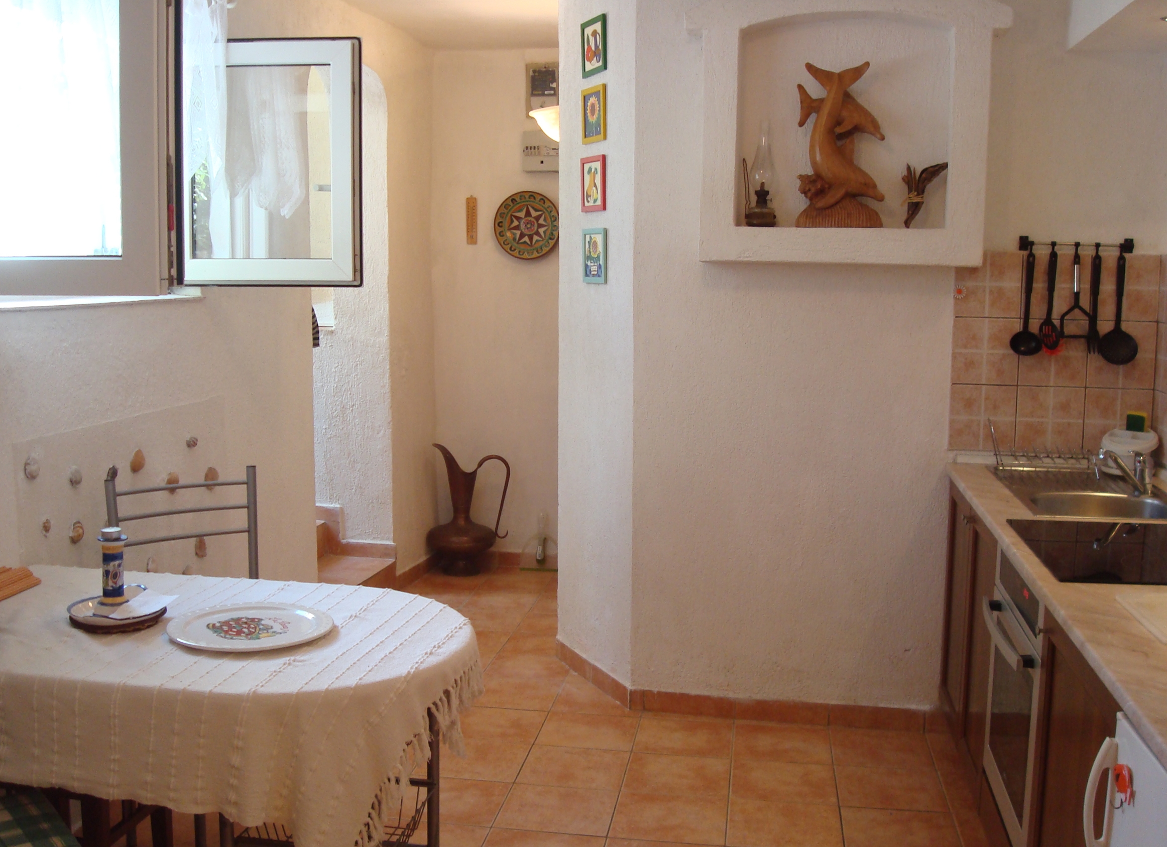 Studio flat with terrace Krk (AS-11646-a)