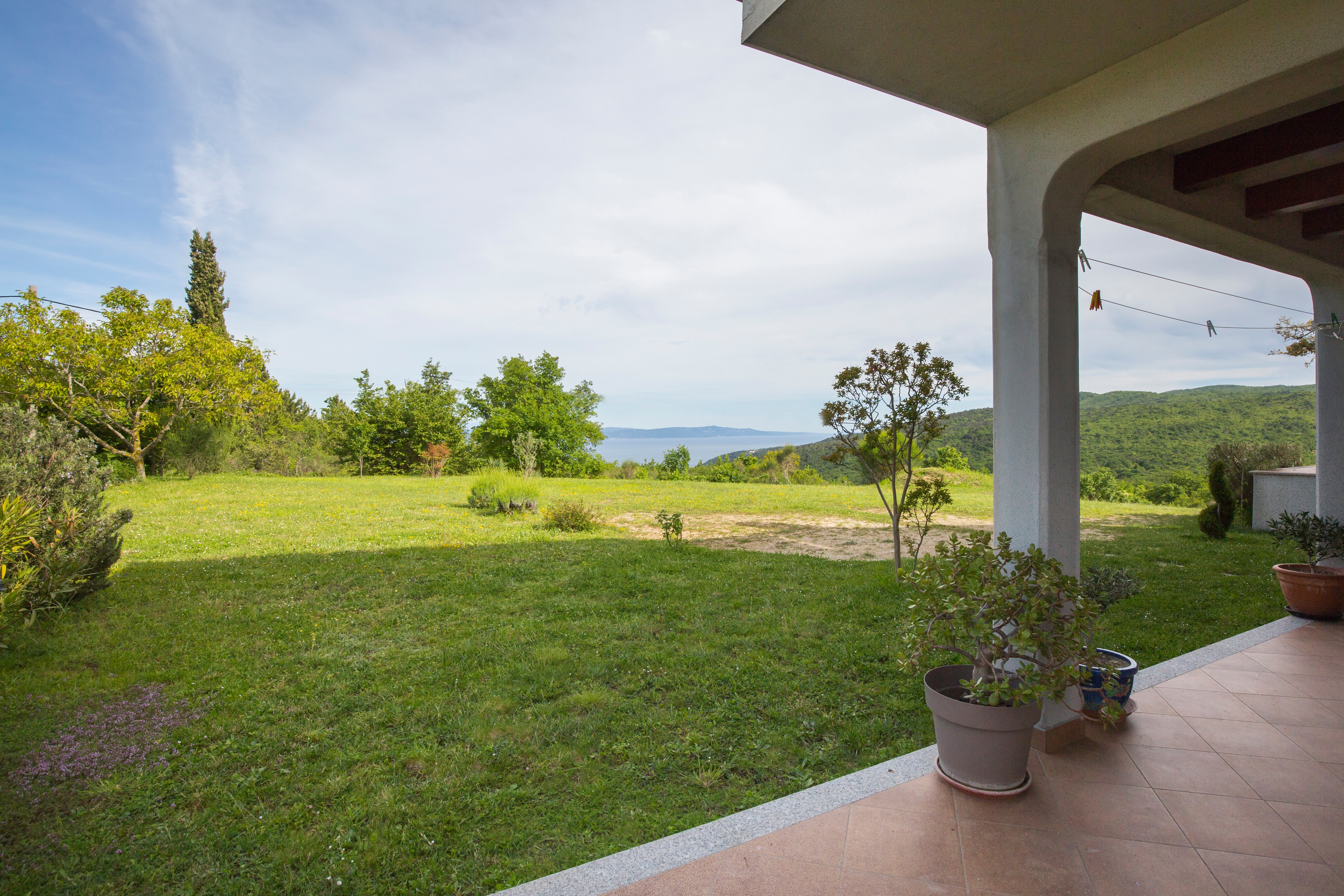 Two bedroom apartment with terrace and sea view Presika, Labin  A-a