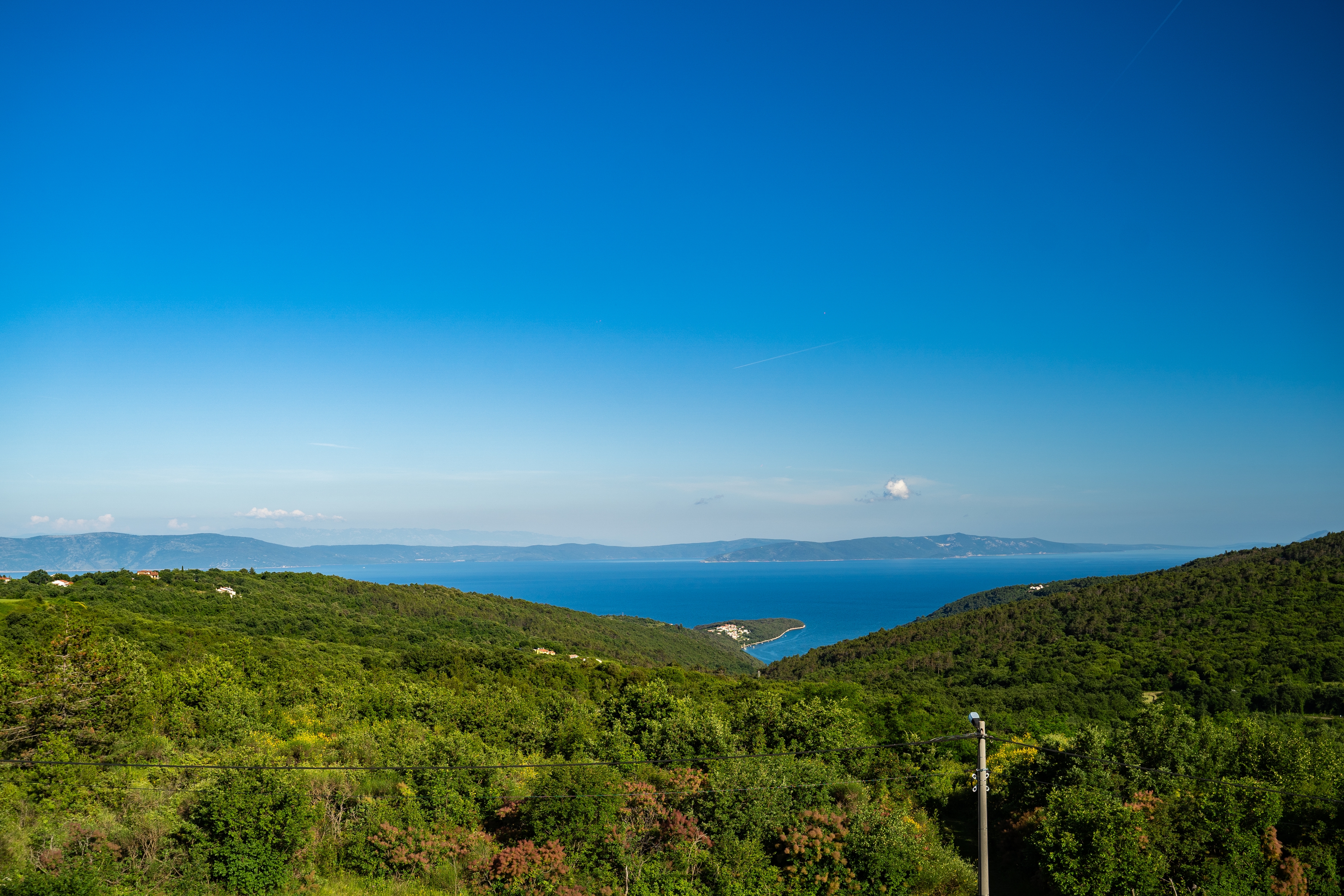 Two bedroom apartment with terrace and sea view Presika, Labin  A-a