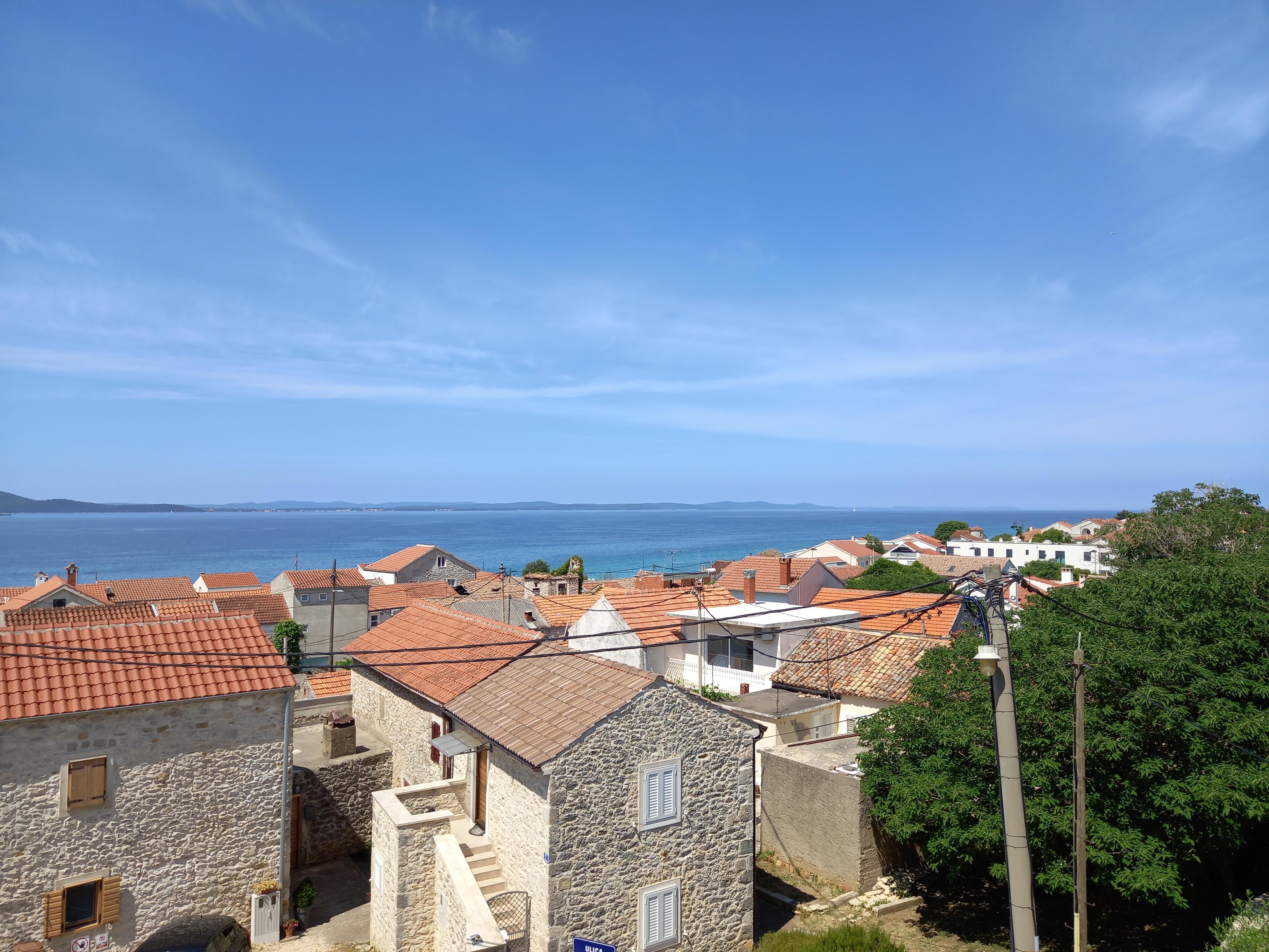 One bedroom apartment with balcony and sea view Zadar - Diklo, Zadar  A-a