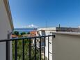 Duće, Balcon 2 dans l’hébergement en type apartment, avec la vue sur la mer et WiFi.