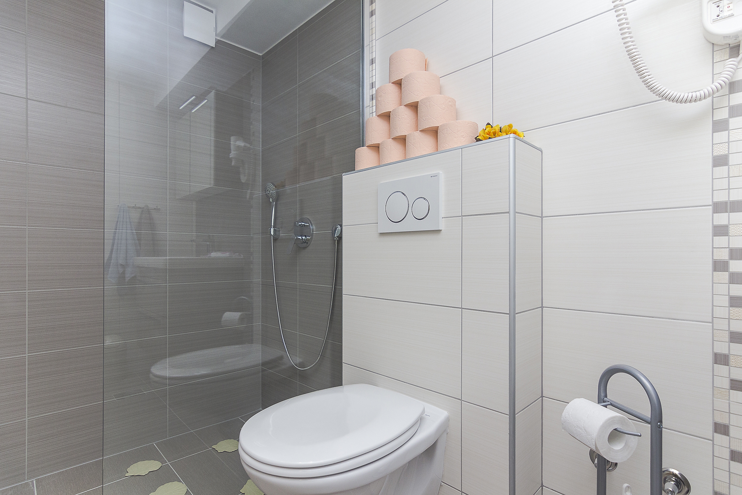 One bedroom apartment with terrace and sea view Brela, Makarska  A-b