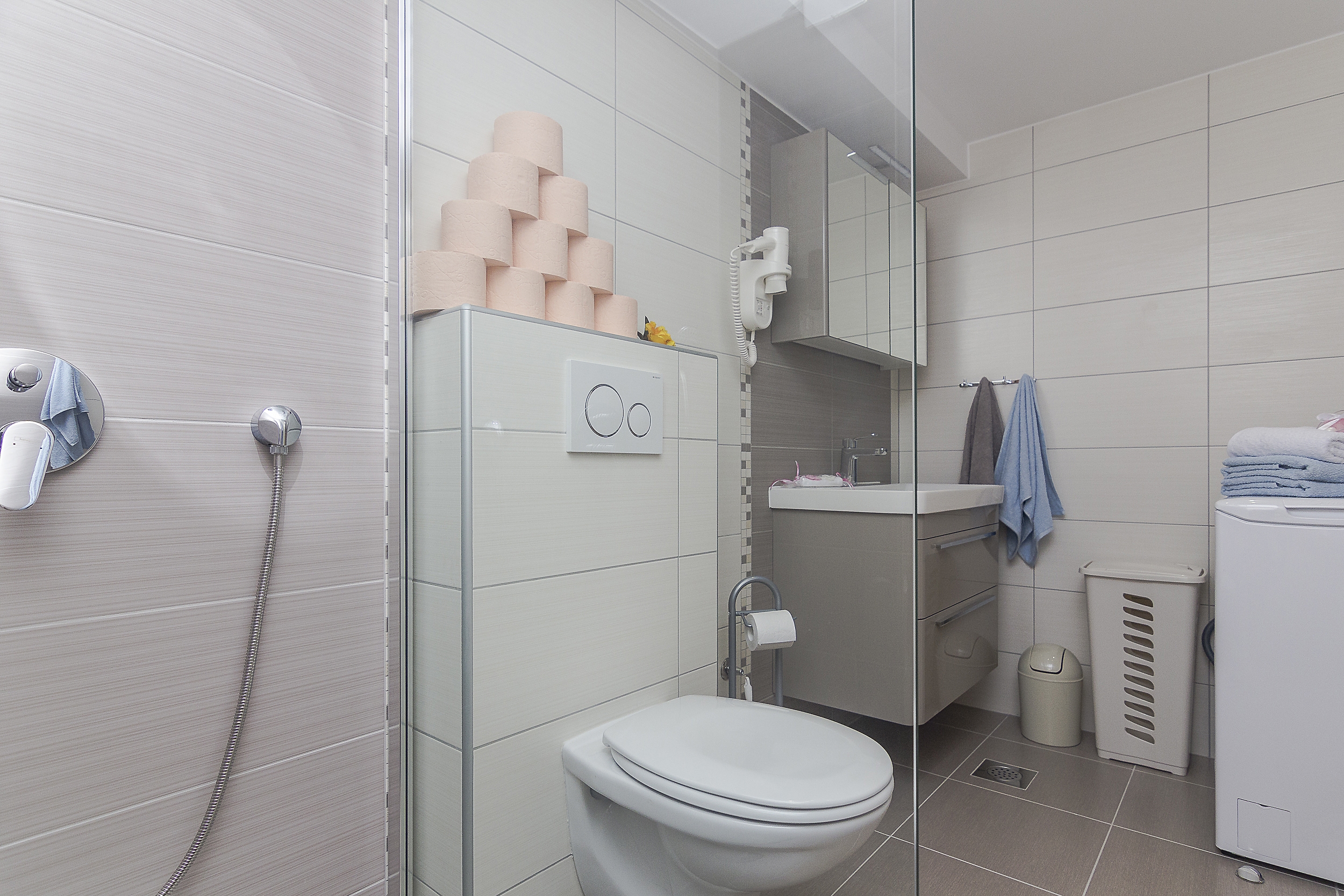 One bedroom apartment with terrace and sea view Brela, Makarska  A-b