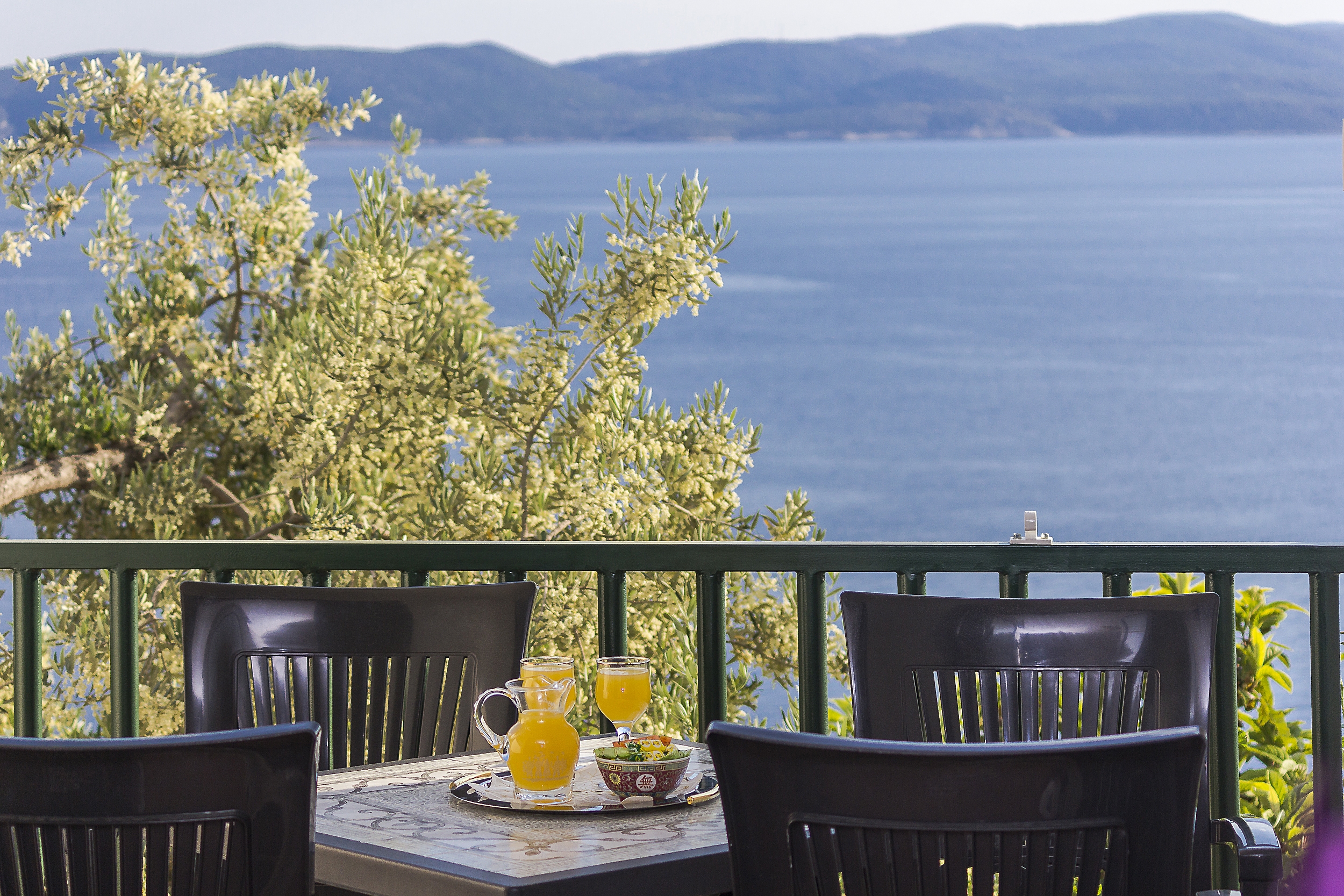 Studio flat with balcony and sea view Brela (Makarska) (AS-11687-b)